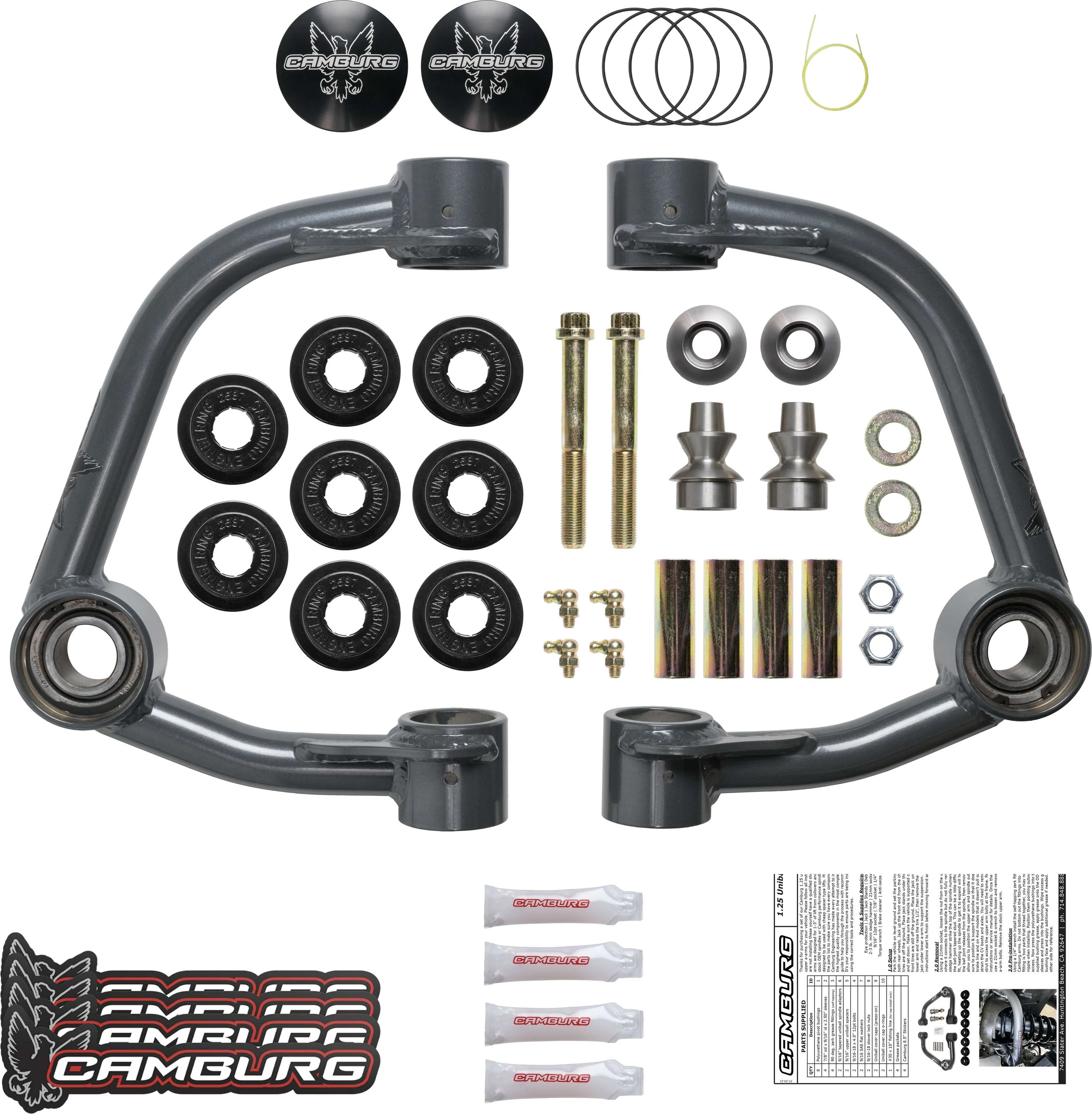 1.25" Performance Uniball Upper Arms (w/ covers) - Image 8