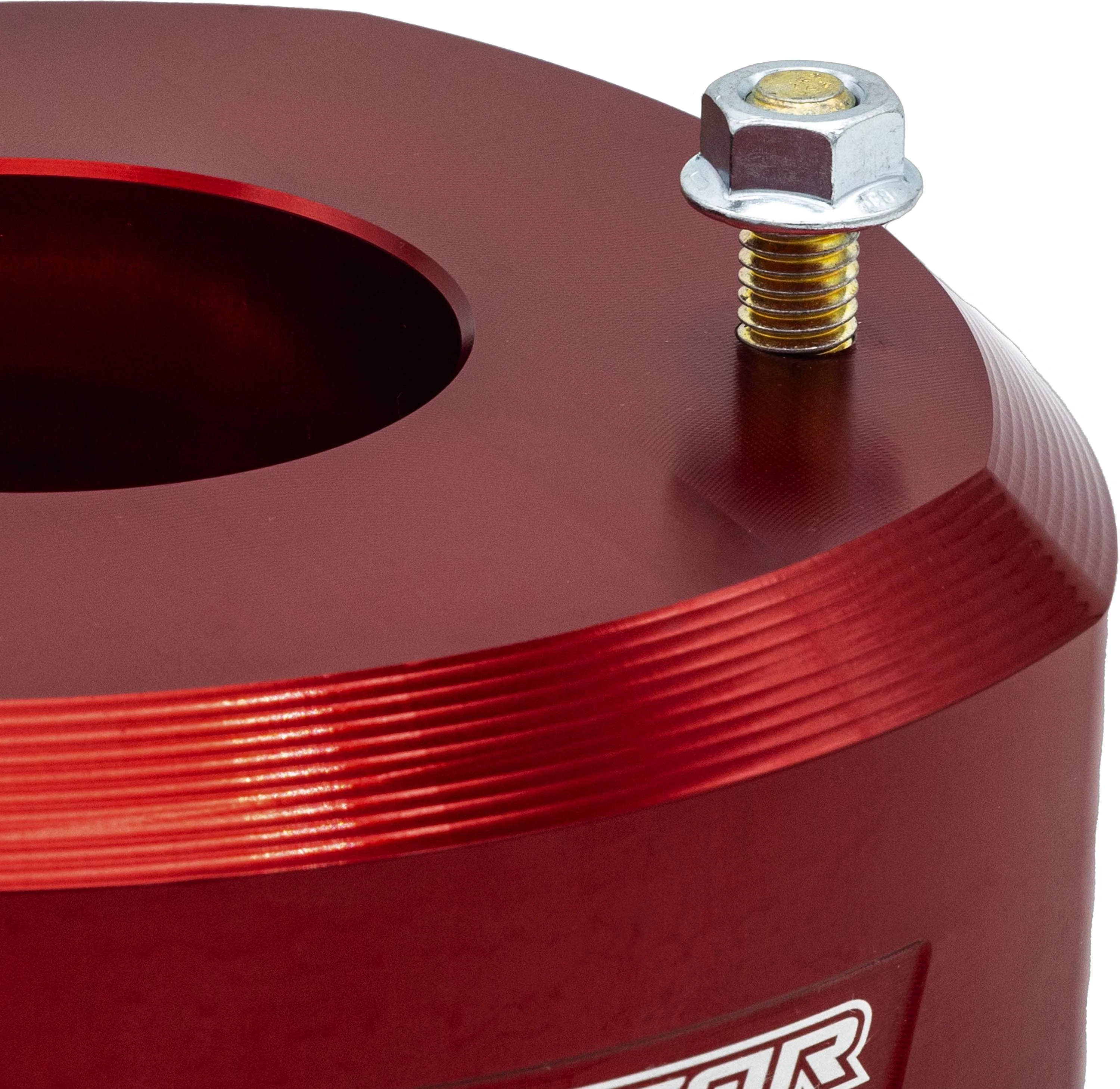 2.00" Front Spring Preload Spacer Kit (Red) - Image 4