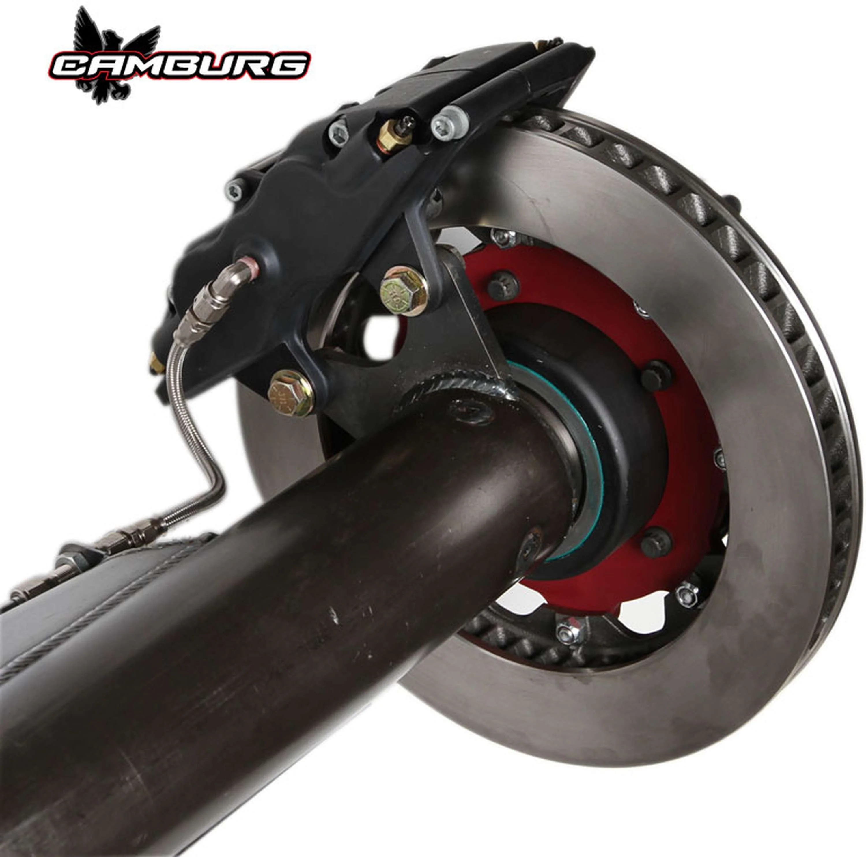 3.50" Rear Axle housing Brake Caliper Tabs (13" Rotor x 3.50" Spacing) - Image 2
