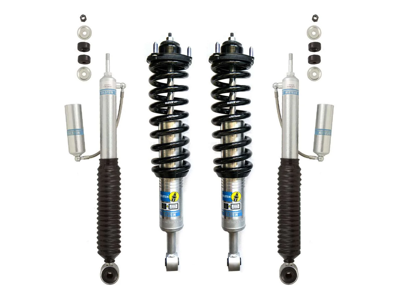 Bilstein 6112 Strut & Spring Assembled + Rear 5160 Reservoir Shocks Set for 2010-2024 Toyota 4Runner With KDSS 4WD - Image 6