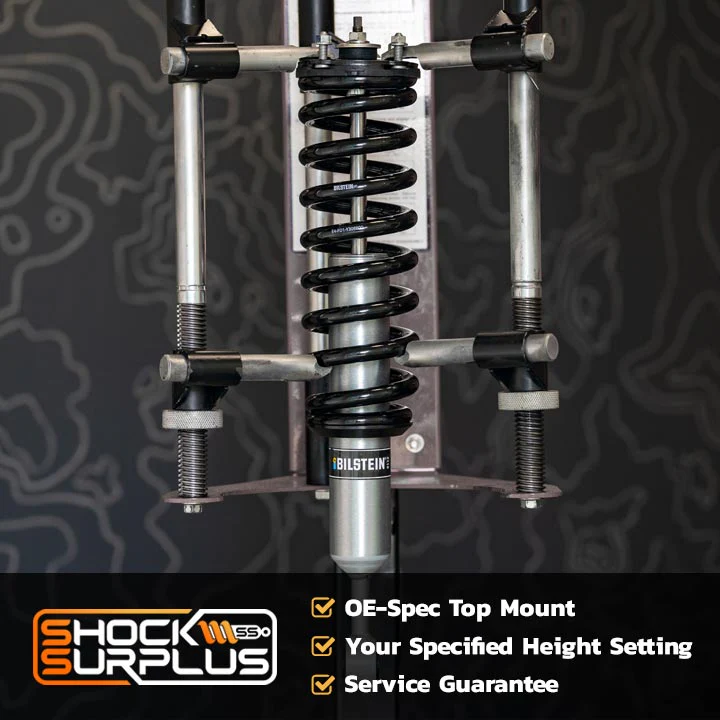 Bilstein 6112 Strut & Spring Assembled + Rear 5160 Reservoir Shocks Set for 2021-2025 Ford F150 4WD - Image 3