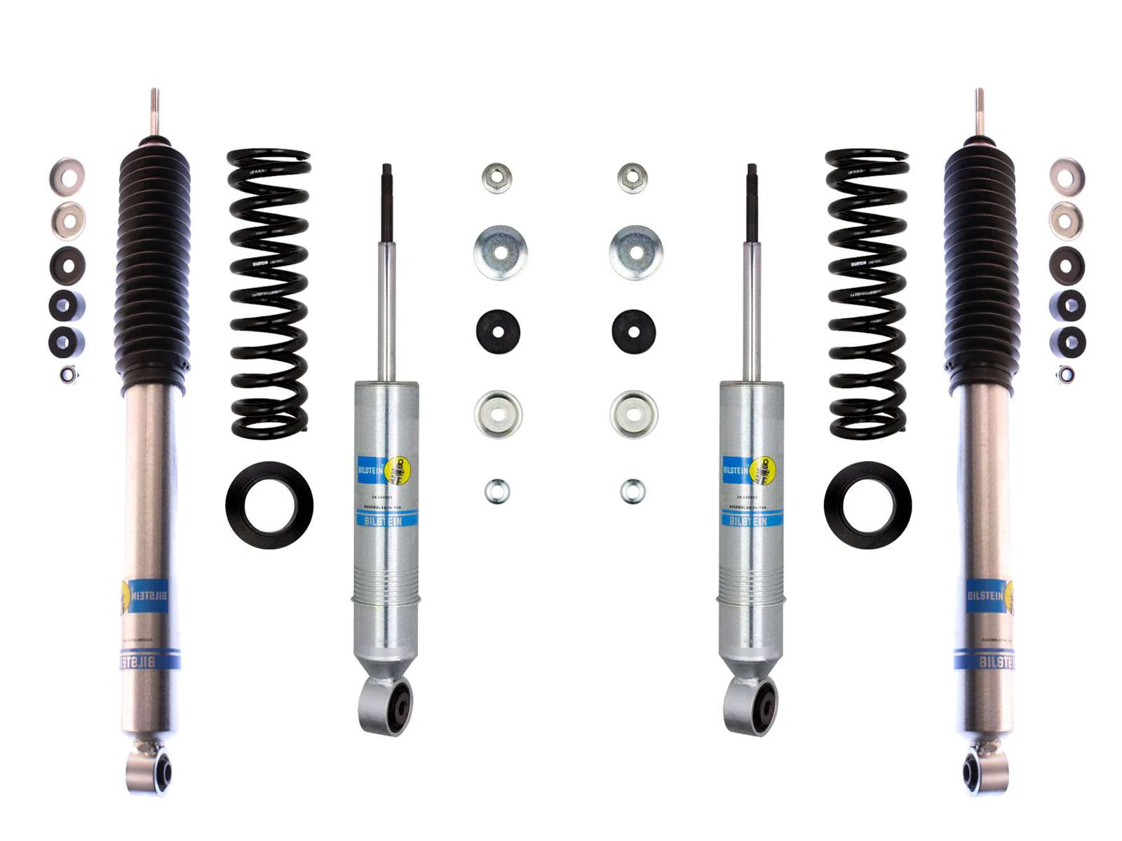 Bilstein 6112 Strut & Spring + Rear 5100 Shocks Set for 2000-2006 Toyota Tundra 4WD RWD