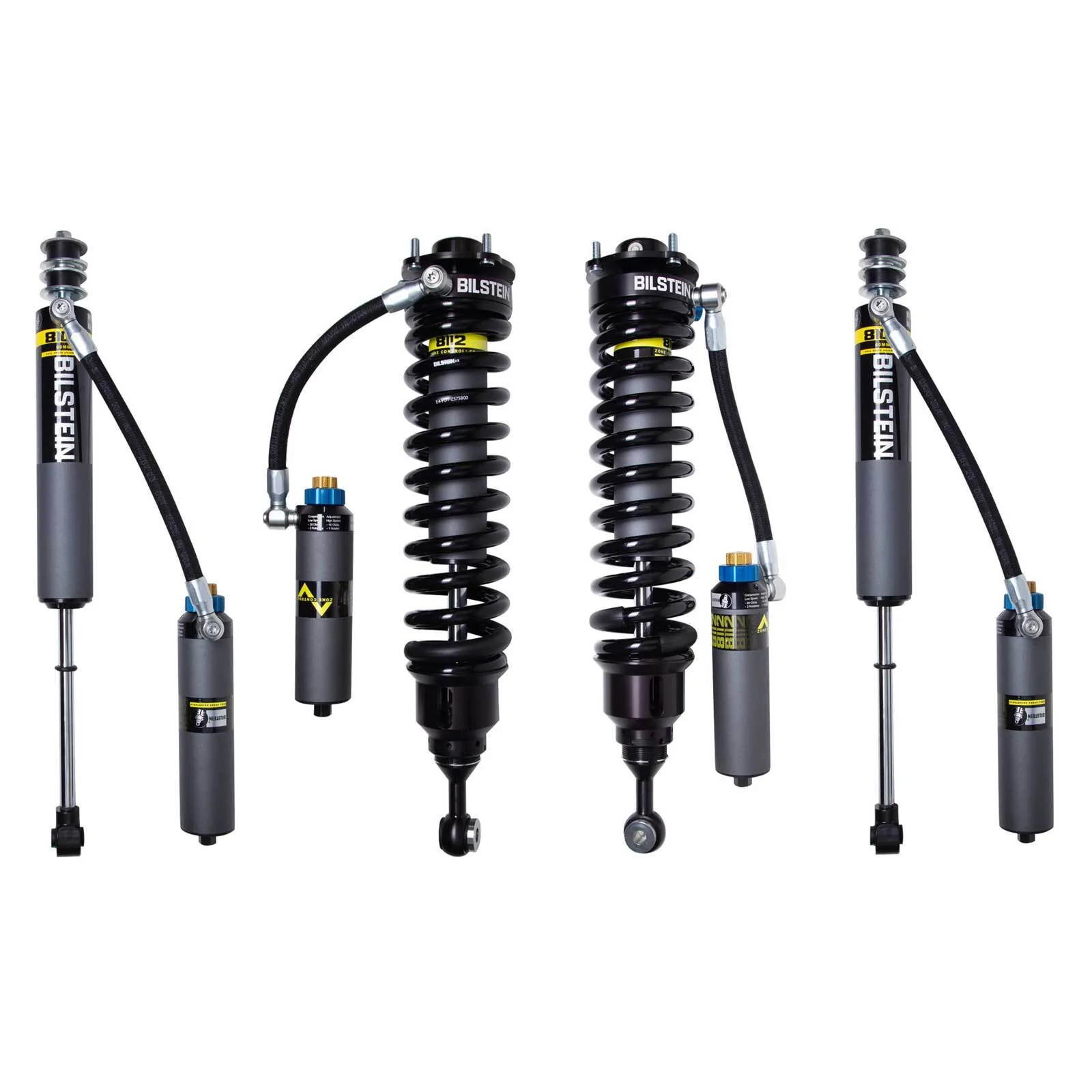 Bilstein 8112 DSA+ Coilovers & 8100 Shocks Set for 2007-2021 Toyota Tundra 4WD RWD w/2.25-3.25" lift