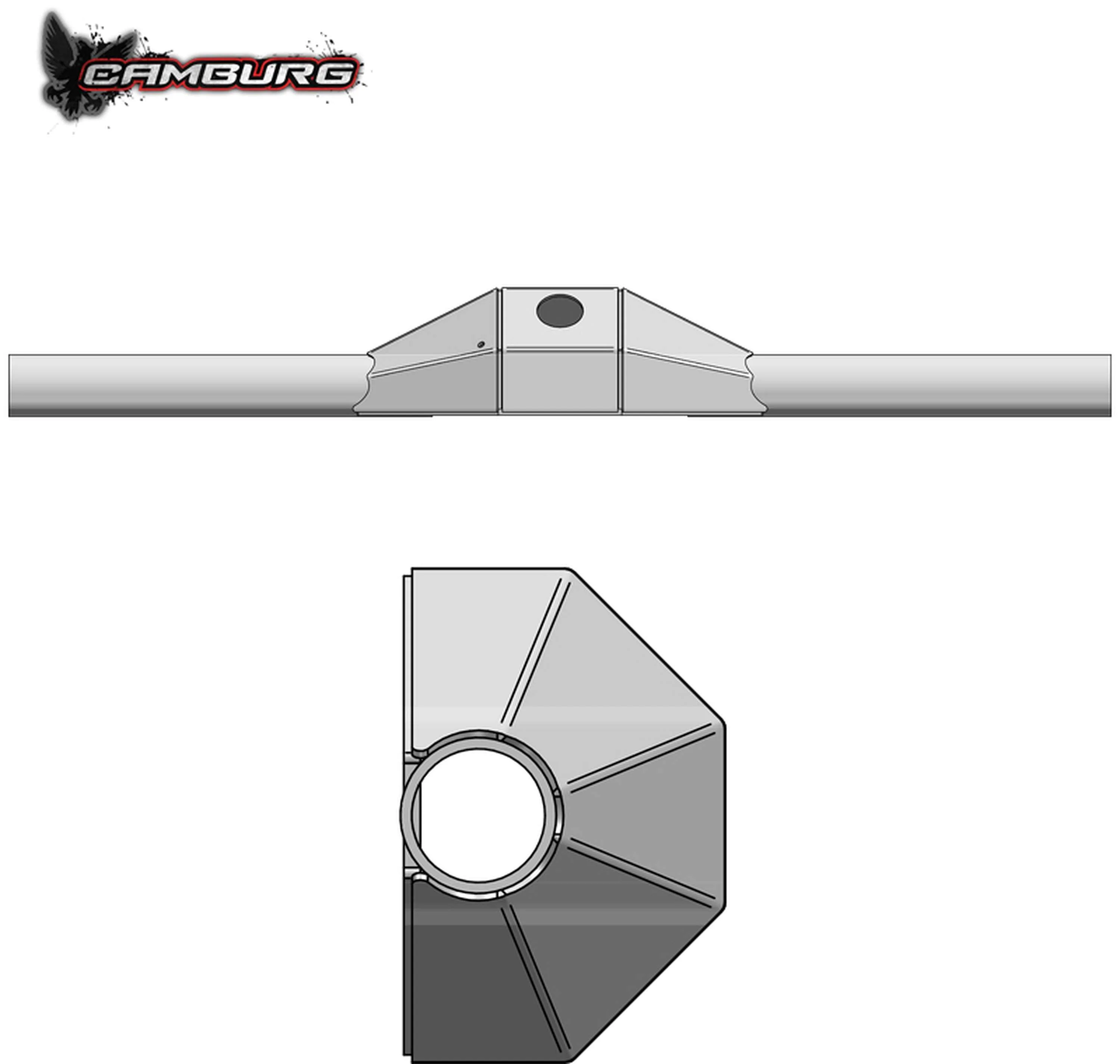 Camburg 3.50" MIG Builder Series 9" Rear Axle Housing Only (A50) - Image 7