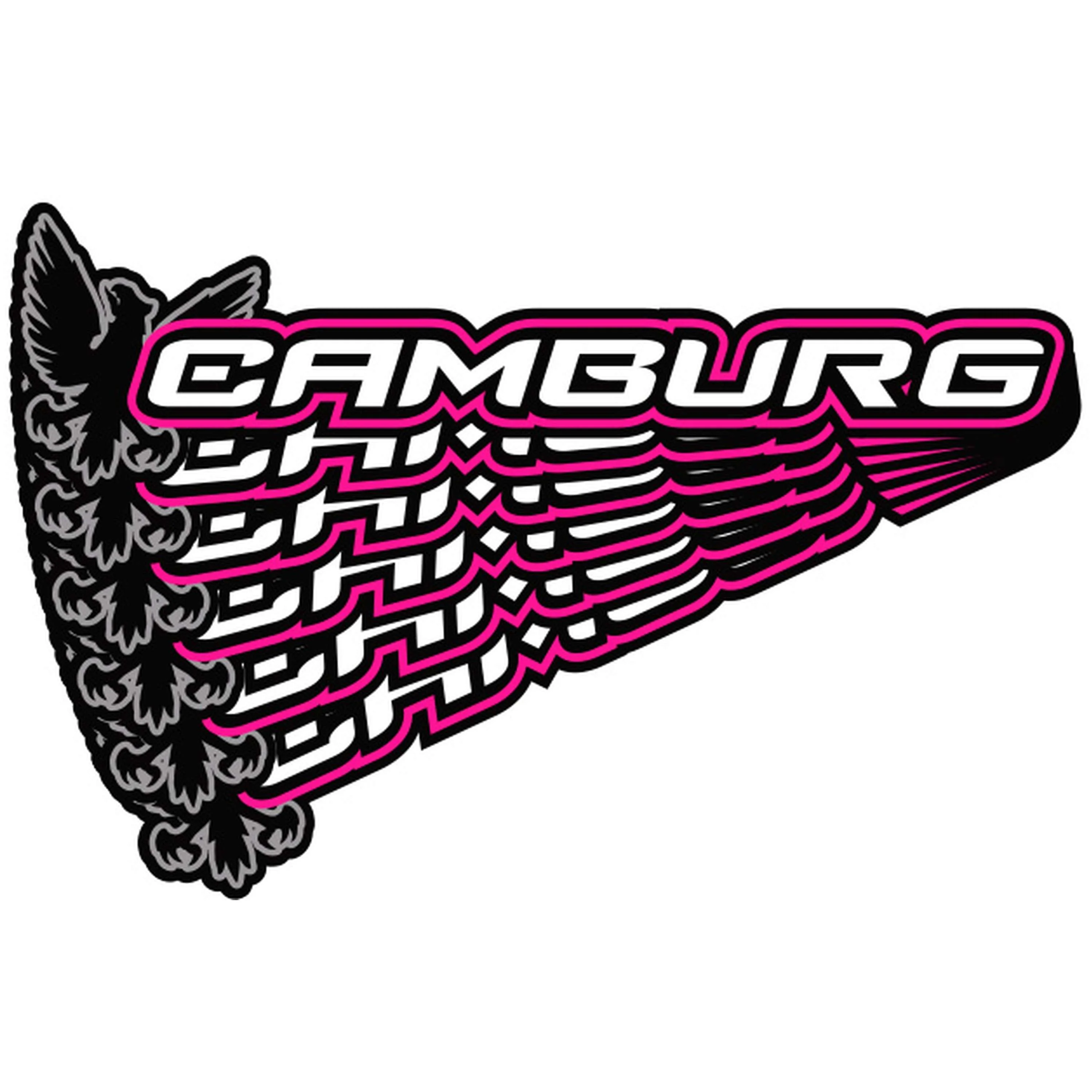Camburg 8.50" Sticker 6-Pack - BCA Pink