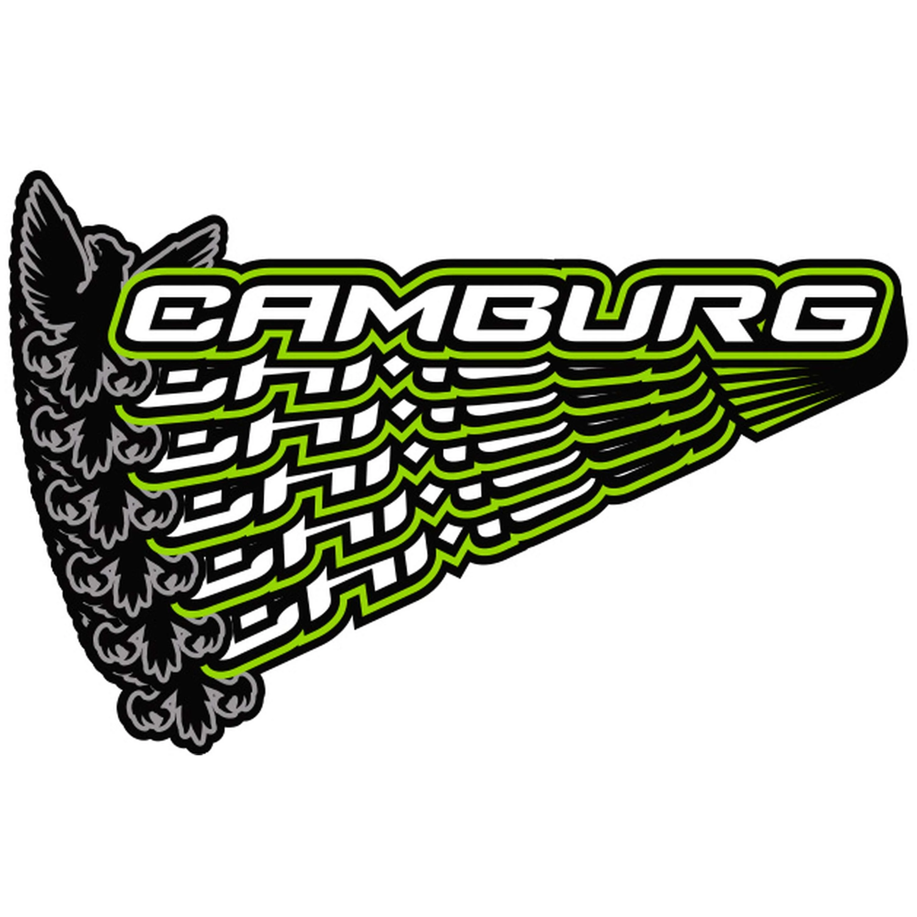 Camburg 8.50" Sticker 6-Pack - Monster Green