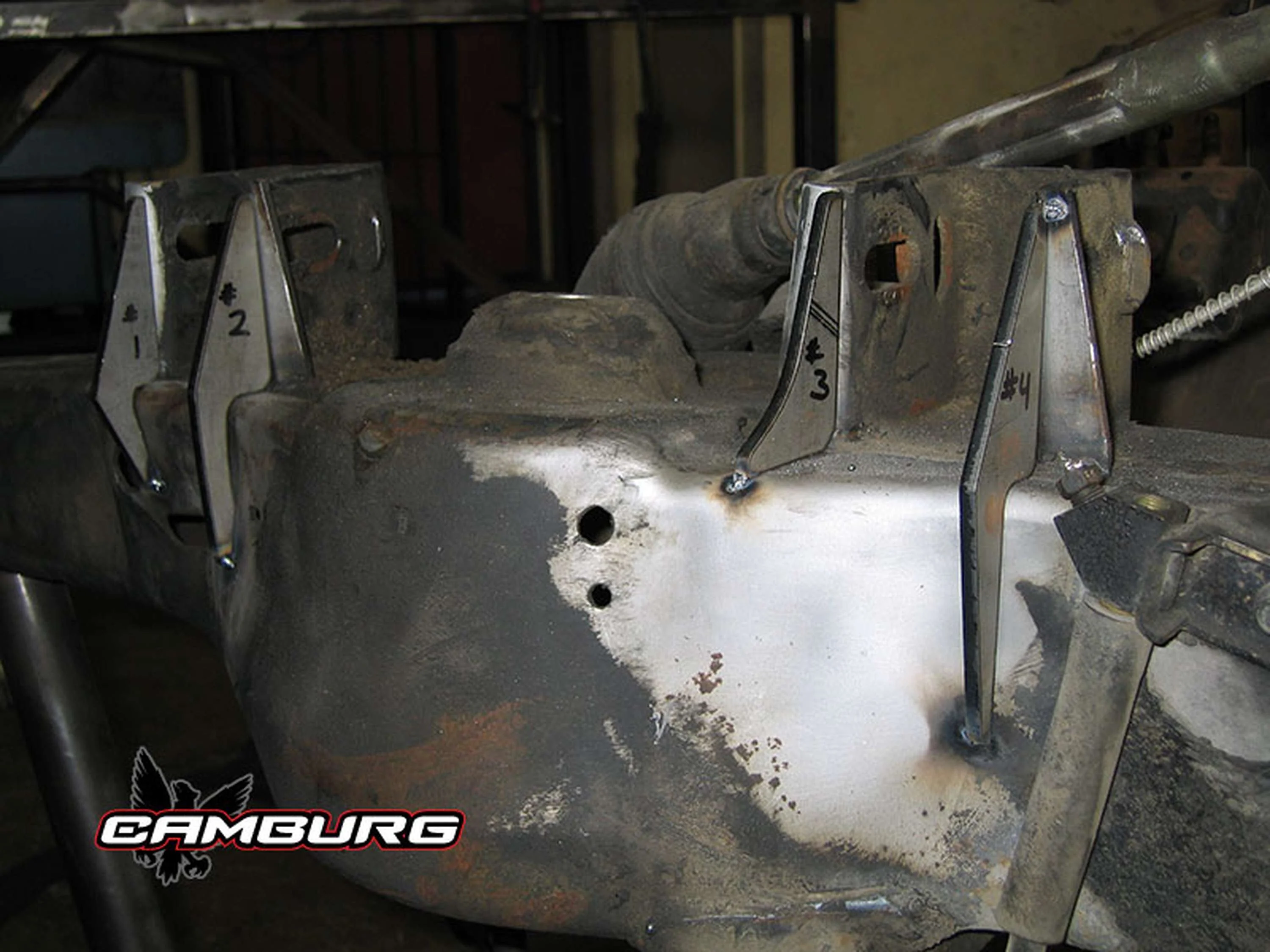 Camburg Ford Ranger 2wd '98-12 Frame Gusset Kit - Image 3