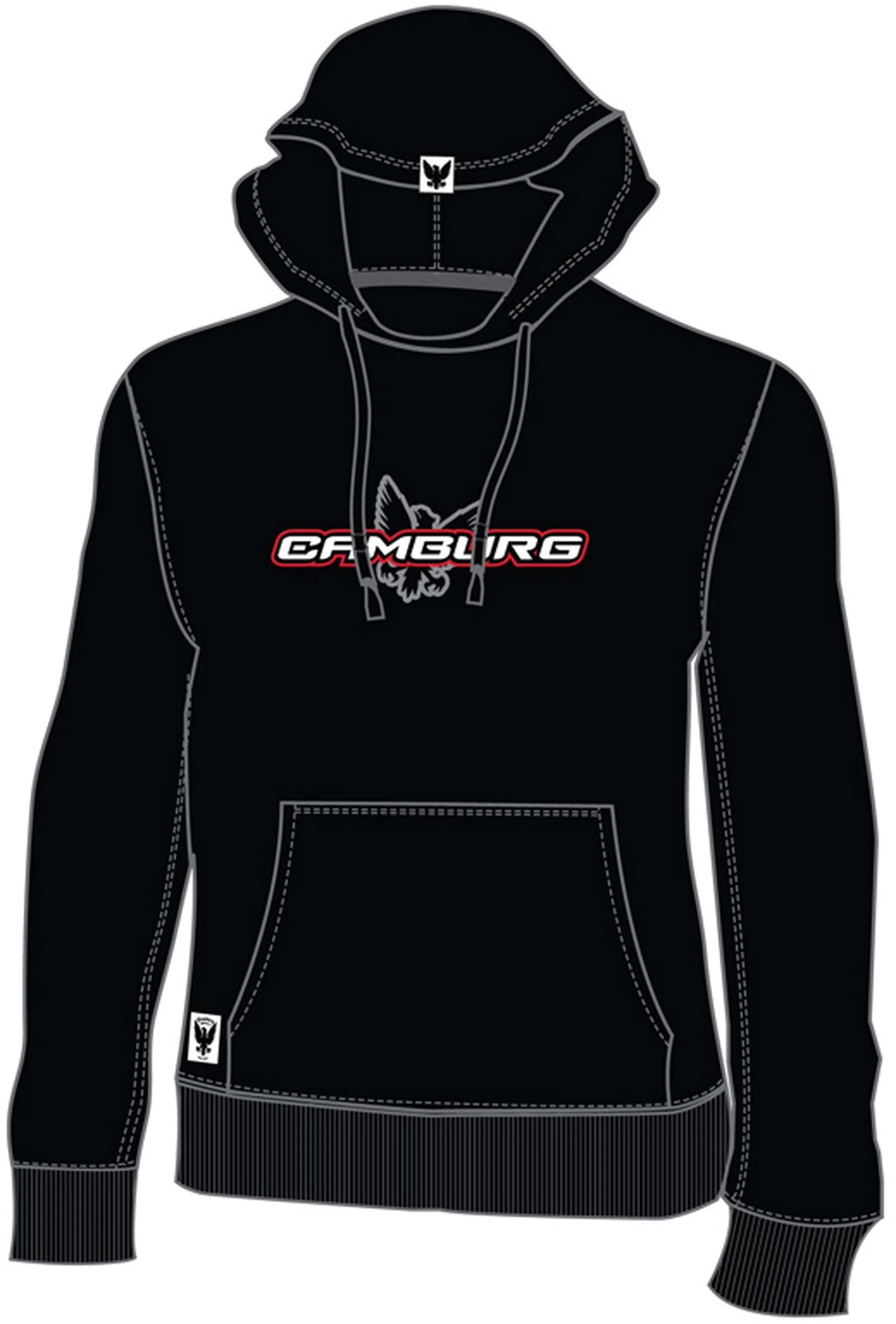 Camburg Icon Hoodie Size 3X-Large - Black - Image 2