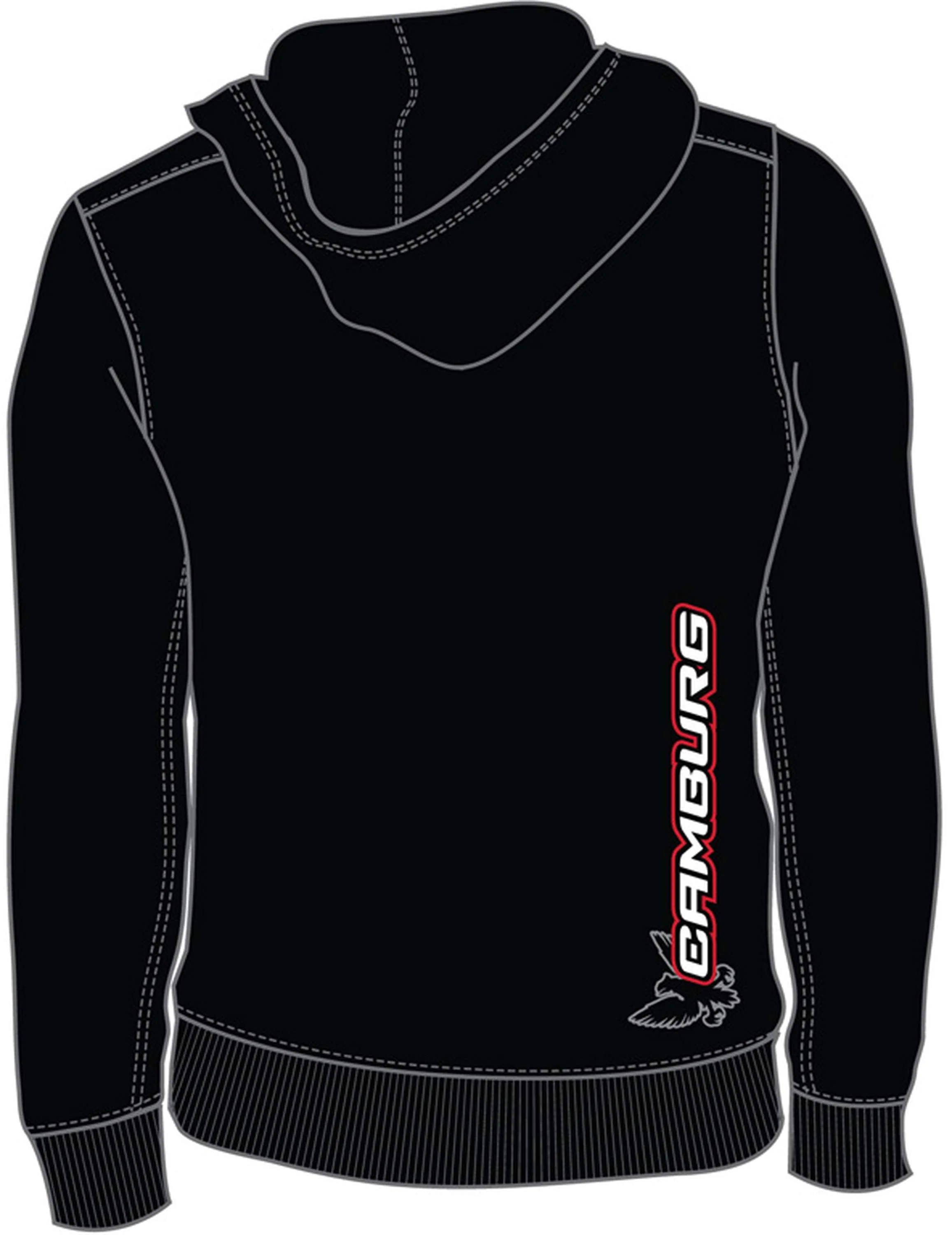 Camburg Icon Hoodie Size 3X-Large - Black - Image 3
