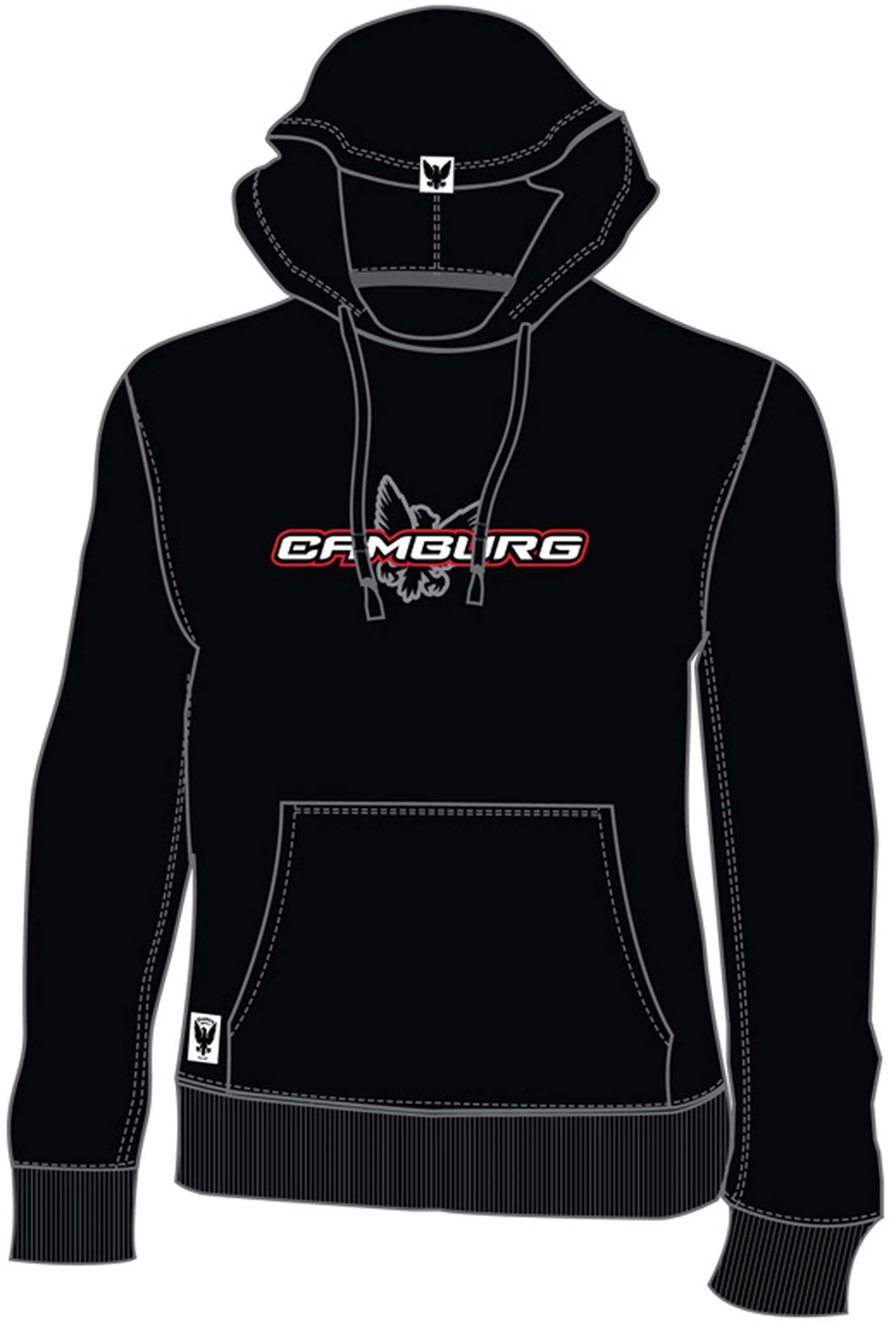 Camburg Icon Hoodie Size X-Large - Black - Image 2