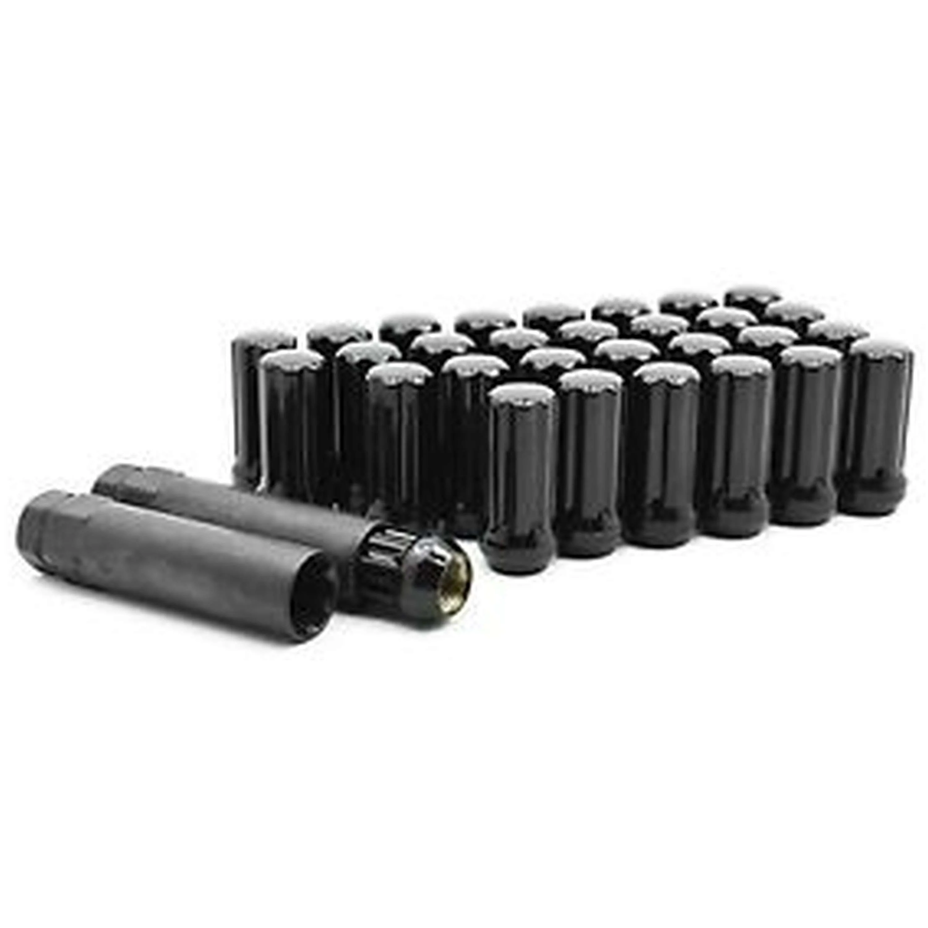 Camburg M14 x 1.50" 6-Lug Spline Wheel Lug Kit - Black