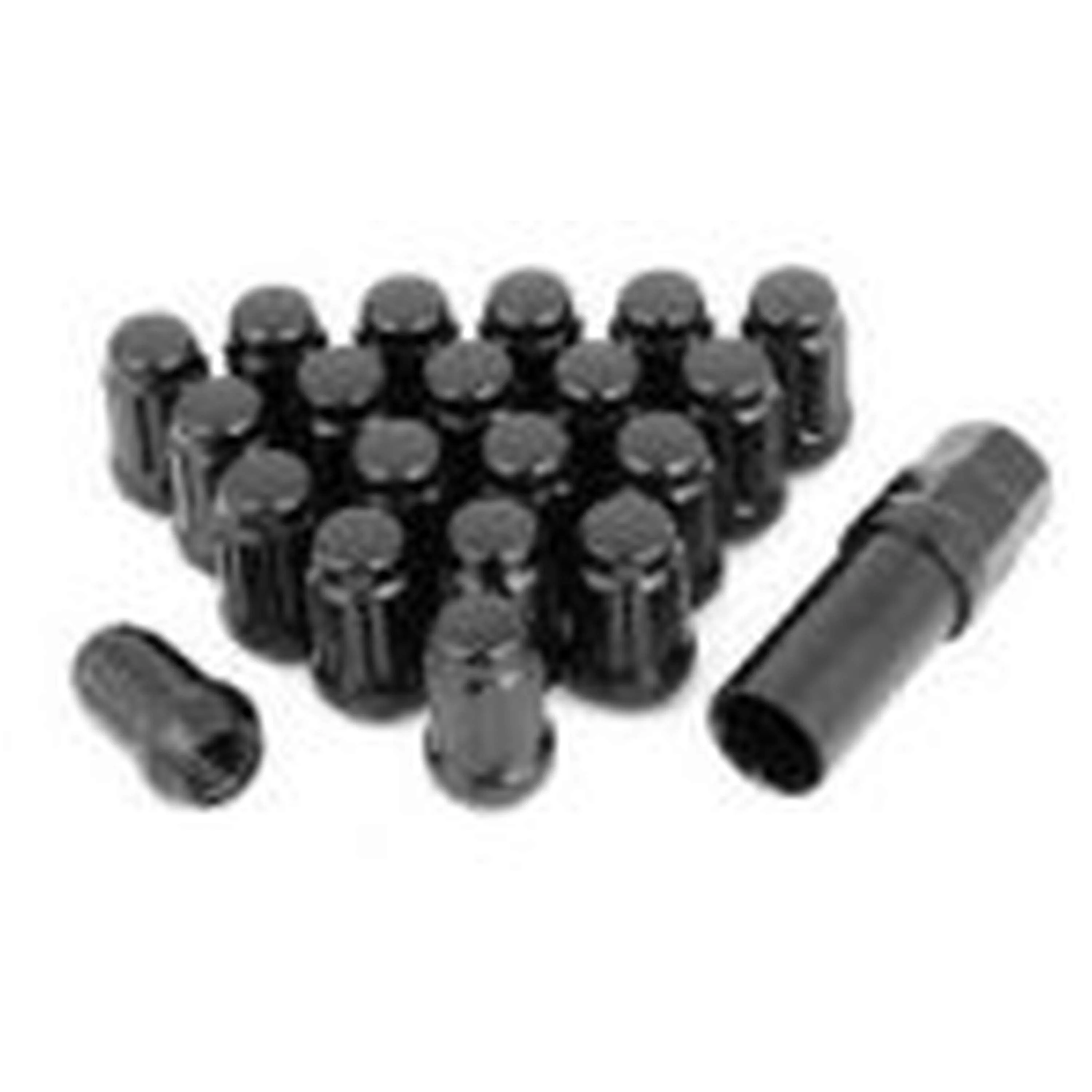 Camburg M14 x 2.00" 6-Lug Spline Wheel Lug Kit - Black