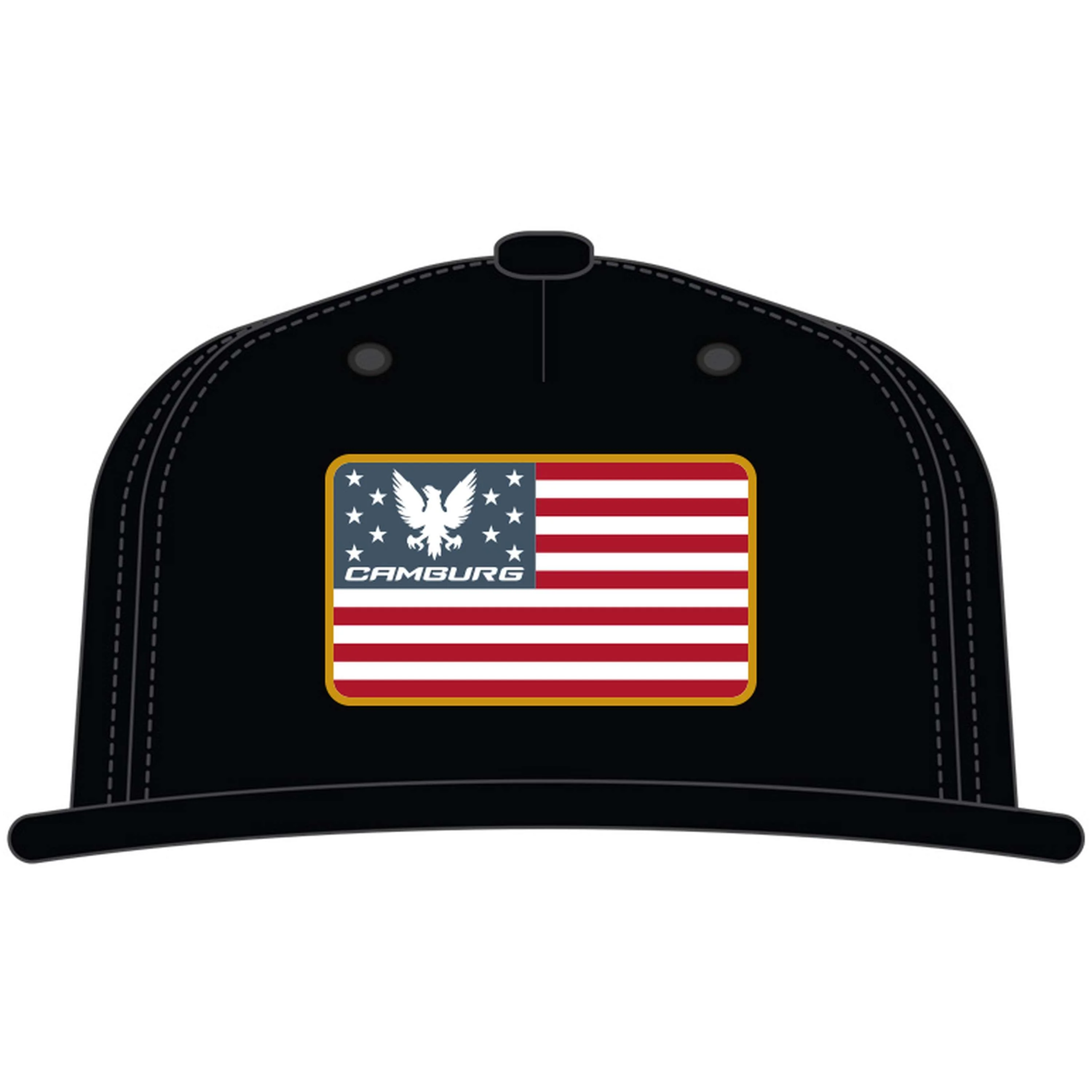 Camburg Patriot Trucker Mesh Hat - Black