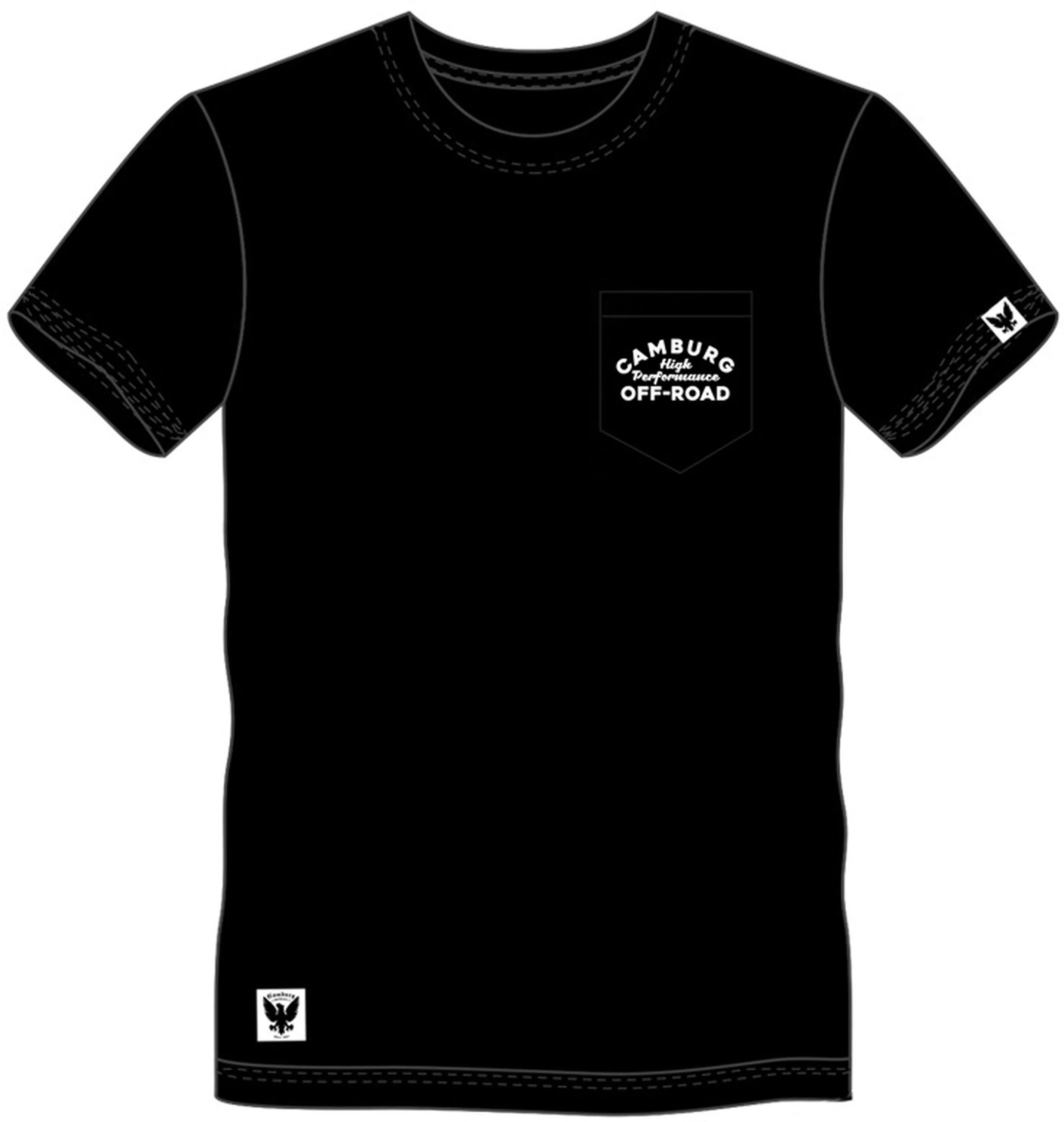 Camburg Speed Shop Pocket Size Small T-Shirt - Black - Image 3