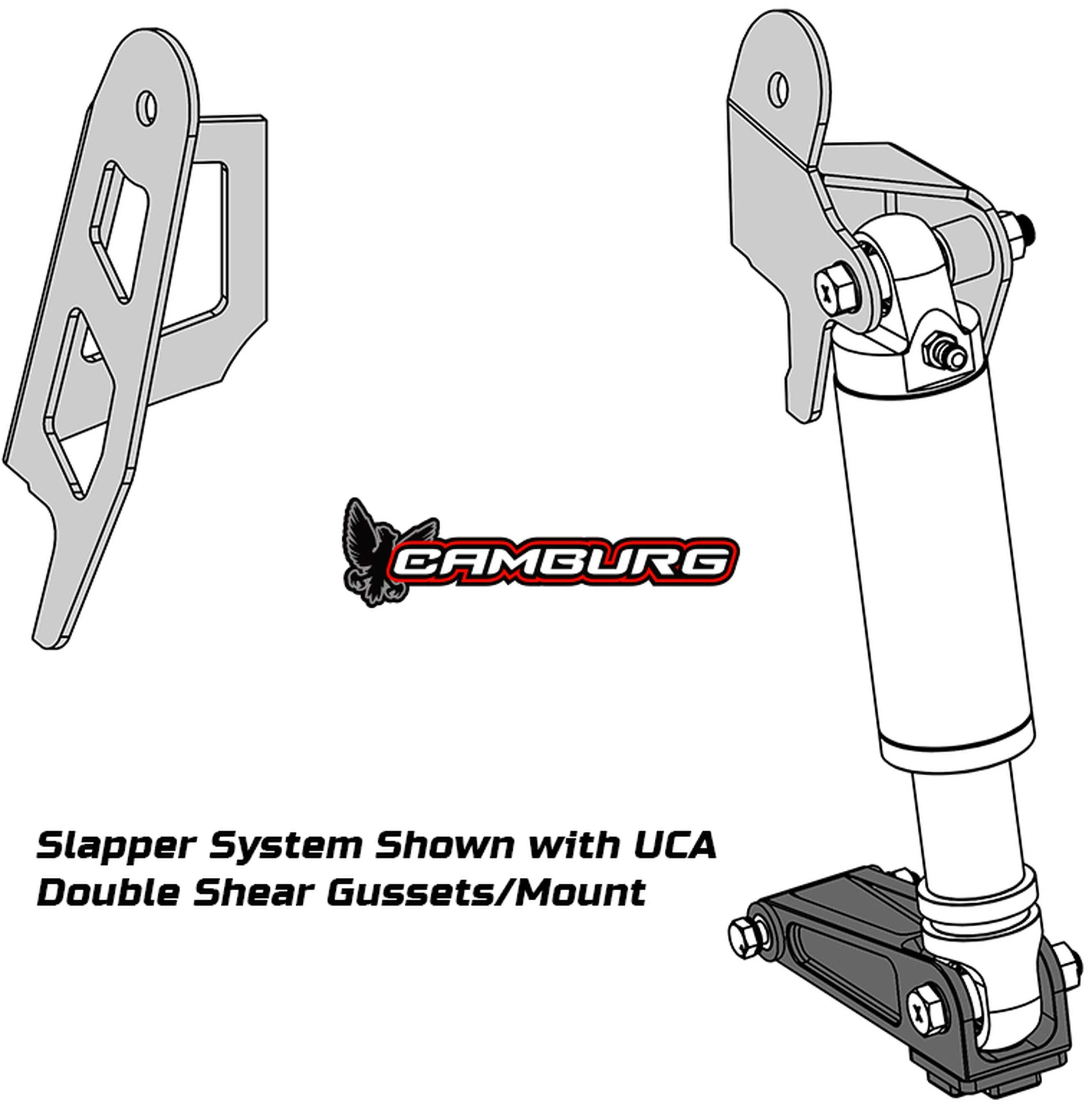 Camburg Toyota Tacoma 05-23 2.00" Front Slapper Bump Stop Kit w/ FOX 2.00" Bumps - Image 5