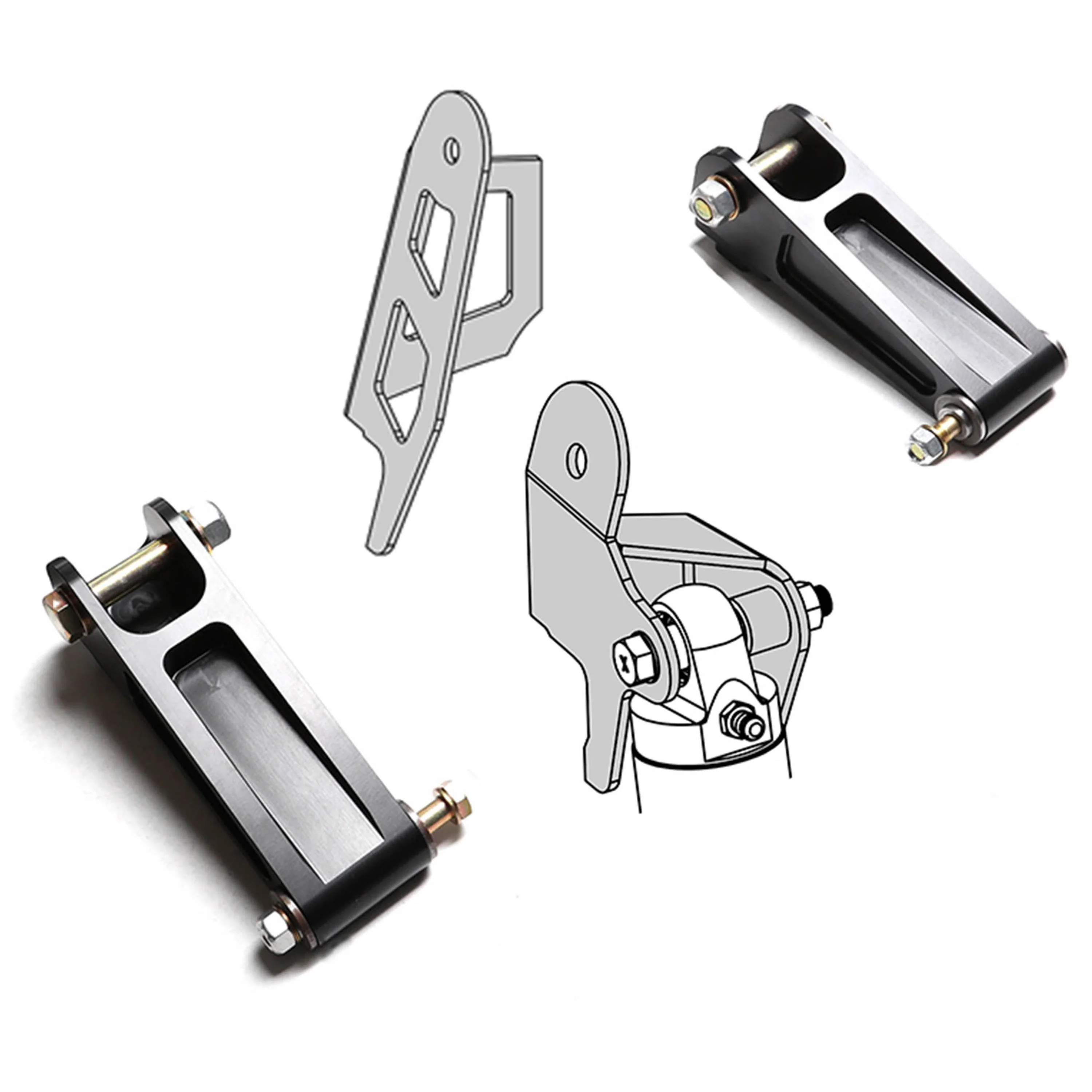 Camburg Toyota Tacoma 05-23 2.50" Front Slapper Bump Stop Mount Kit Only
