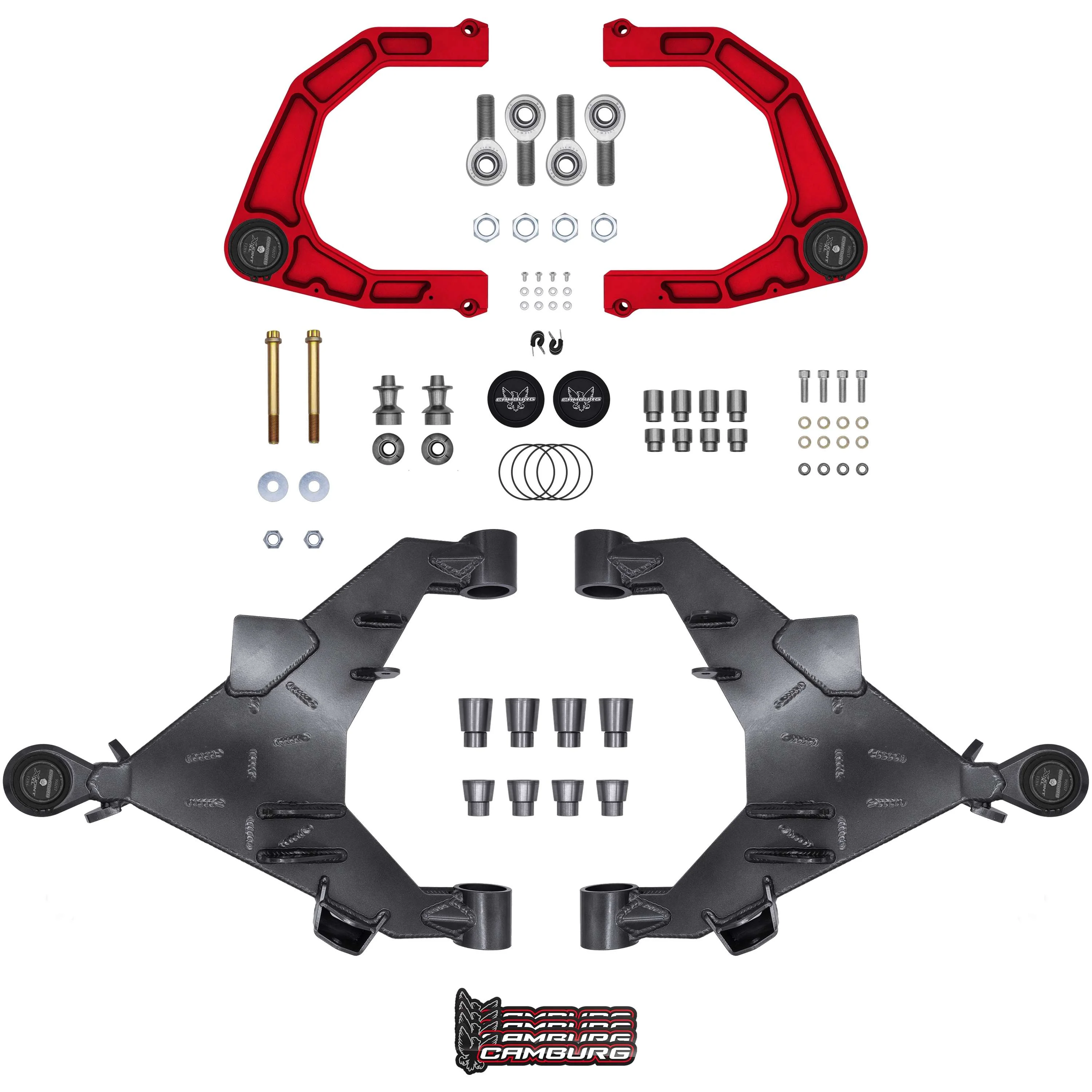 Camburg Toyota Tundra 3.4L 2022-2024 KINETIK Trail Series Long Travel Kit - Red
