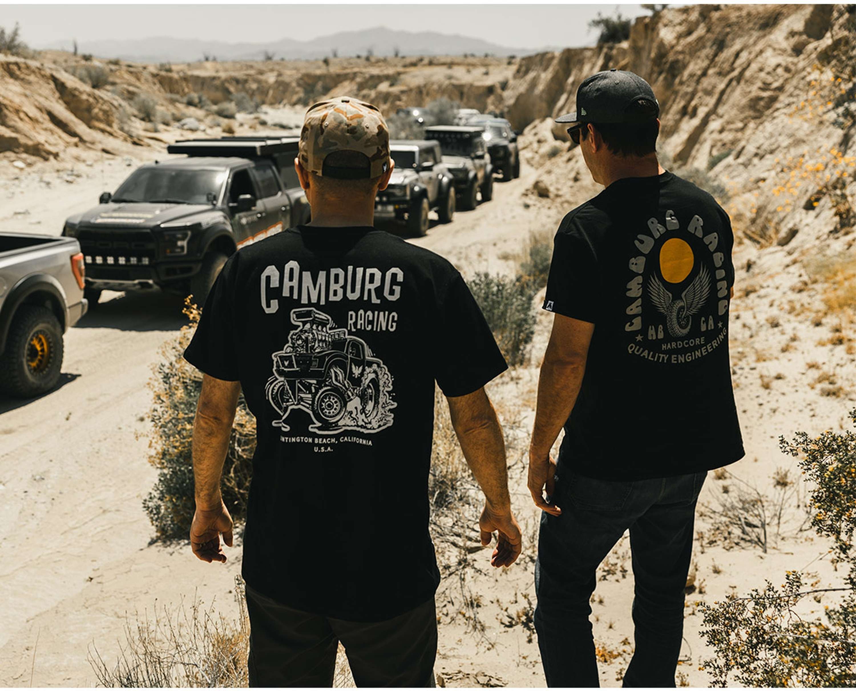 Camburg Winged Wheel Size 2X-Large Pocket T-shirt - Black - Image 2