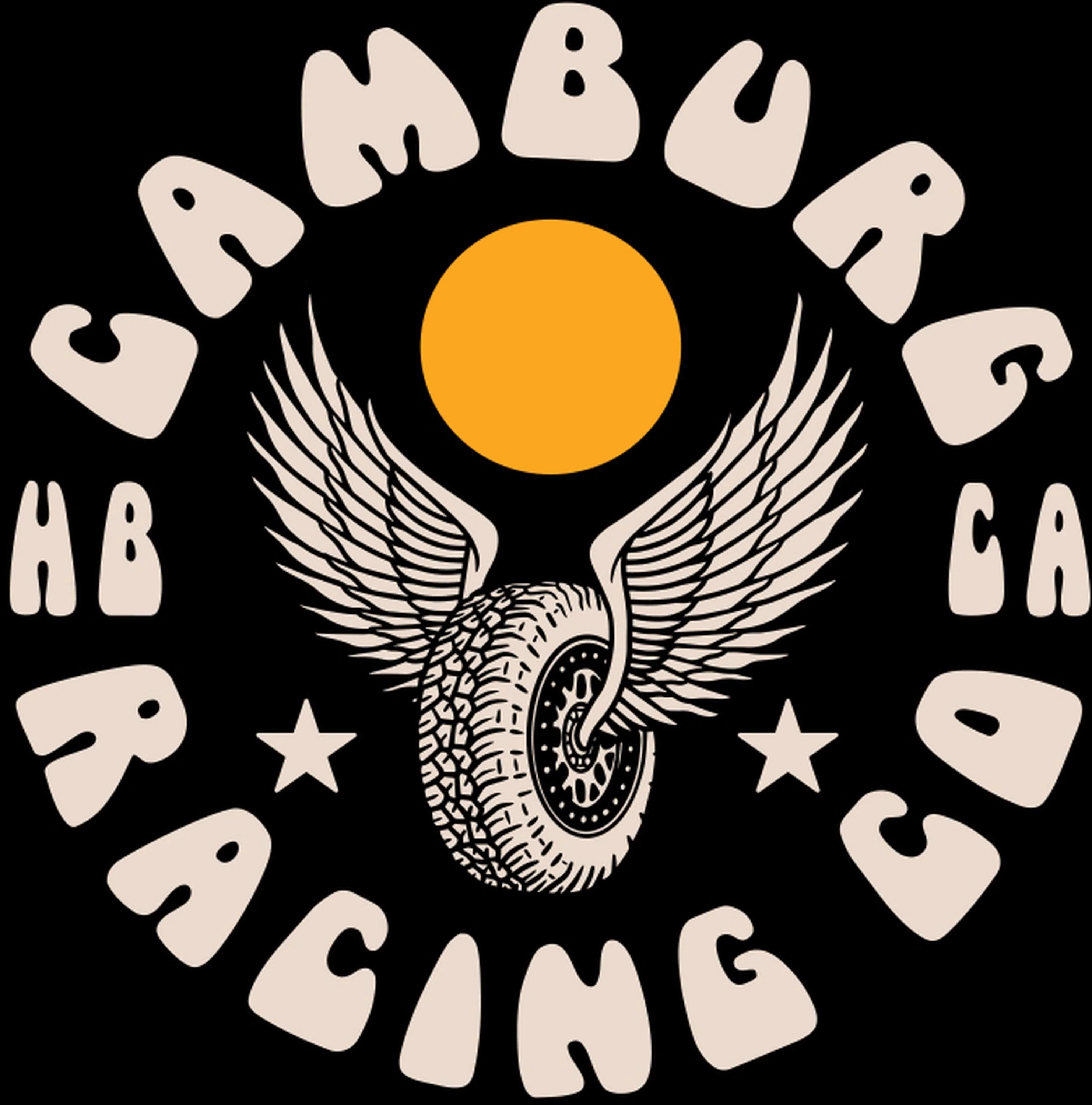 Camburg Winged Wheel Size X-Large Pocket T-shirt - Black - Image 4