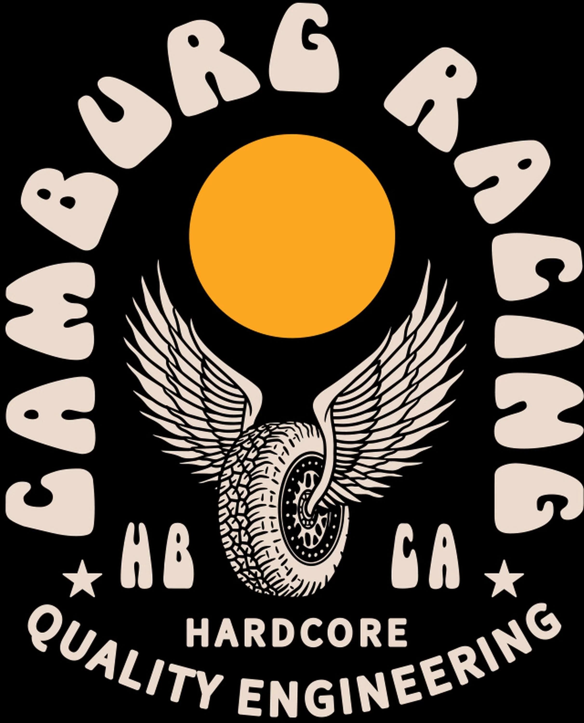 Camburg Winged Wheel Size X-Large Pocket T-shirt - Black - Image 5