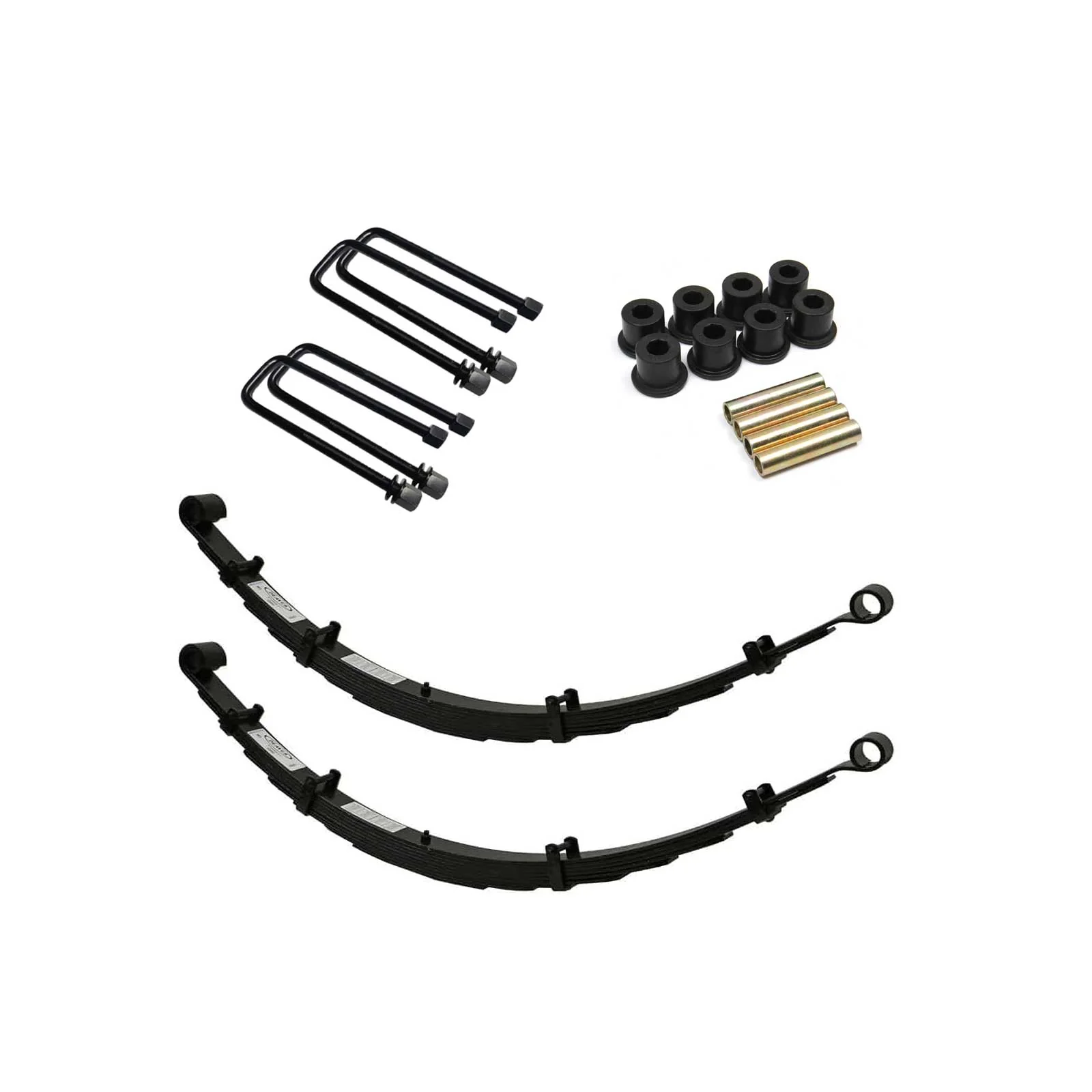 Deaver 1" Lift Leaf Springs + U-Bolts + Bushing Kit for 2005-2023 Toyota Tacoma 4WD RWD