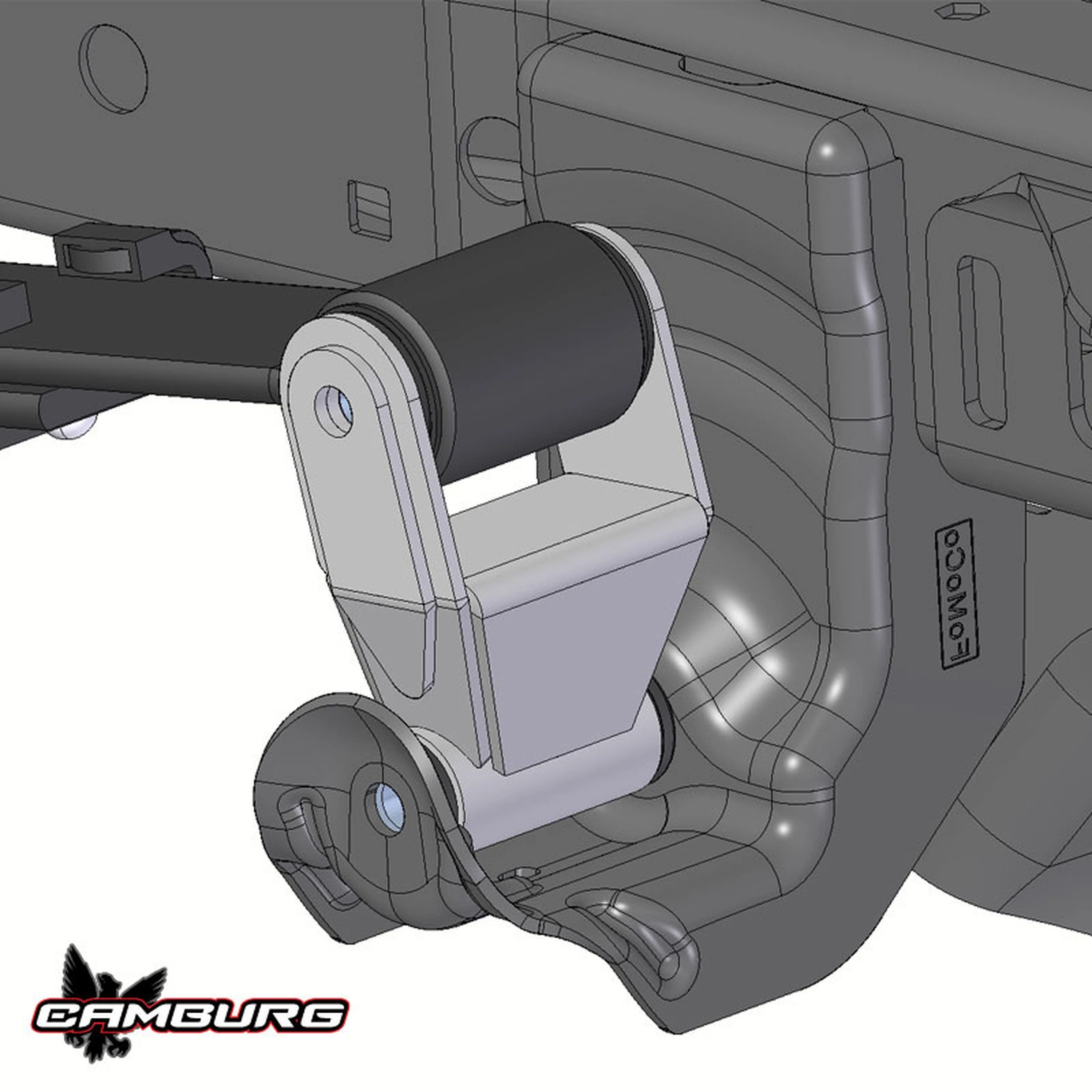 Extended Length MIG Shackles (1.50" Lift) - Image 3