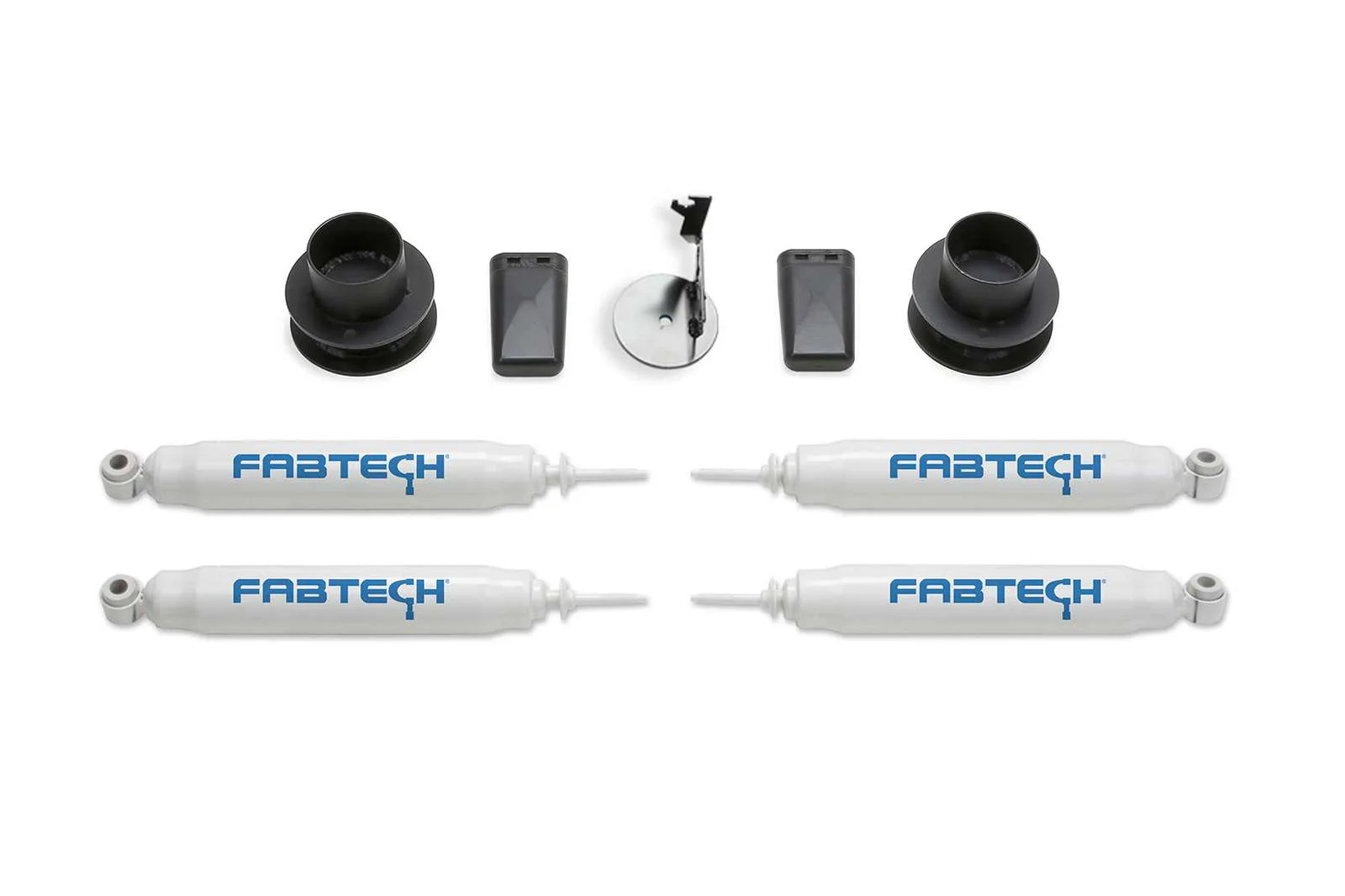Fabtech 2.5" Coil Spacer Lift Kit w/Performance Shocks for 2019-2024 Ram 2500 4WD w/2.5" lift