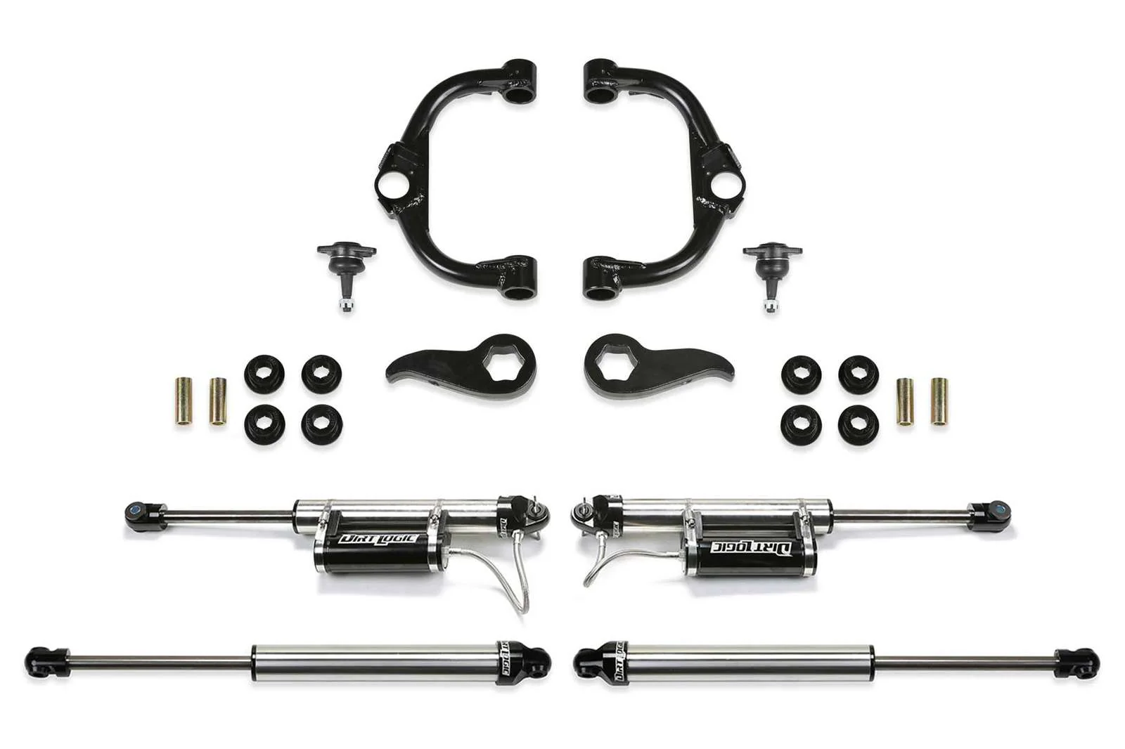 Fabtech 3.5" Ball Joint UCA Lift Kit w/Dirt Logic 2.25 Reservoir Shocks for 2020-2024 Chevrolet Silverado 2500 HD 4WD w/3.5" lift