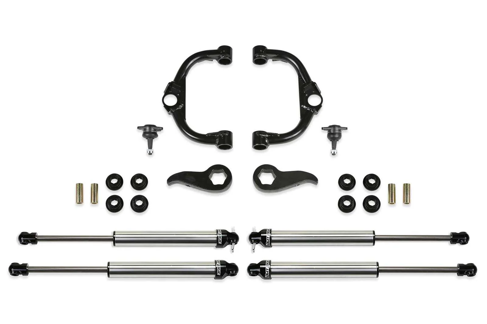 Fabtech 3.5" Ball Joint UCA Lift Kit w/Dirt Logic 2.25 Shocks for 2020-2024 GMC Sierra 2500 HD 4WD w/3.5" lift