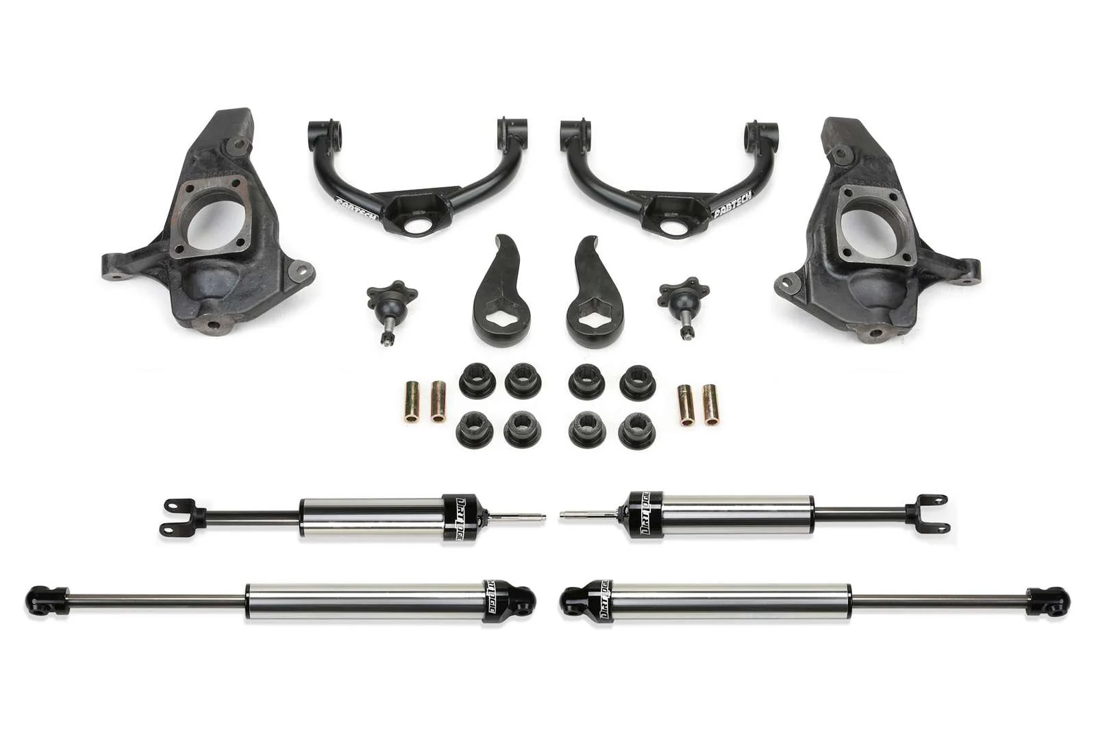 Fabtech 3.5" Ball Joint UCA Lift Kit w/Dirt Logic Shocks for 2011-2019 GMC Sierra 3500 HD 4WD RWD w/3.5" lift