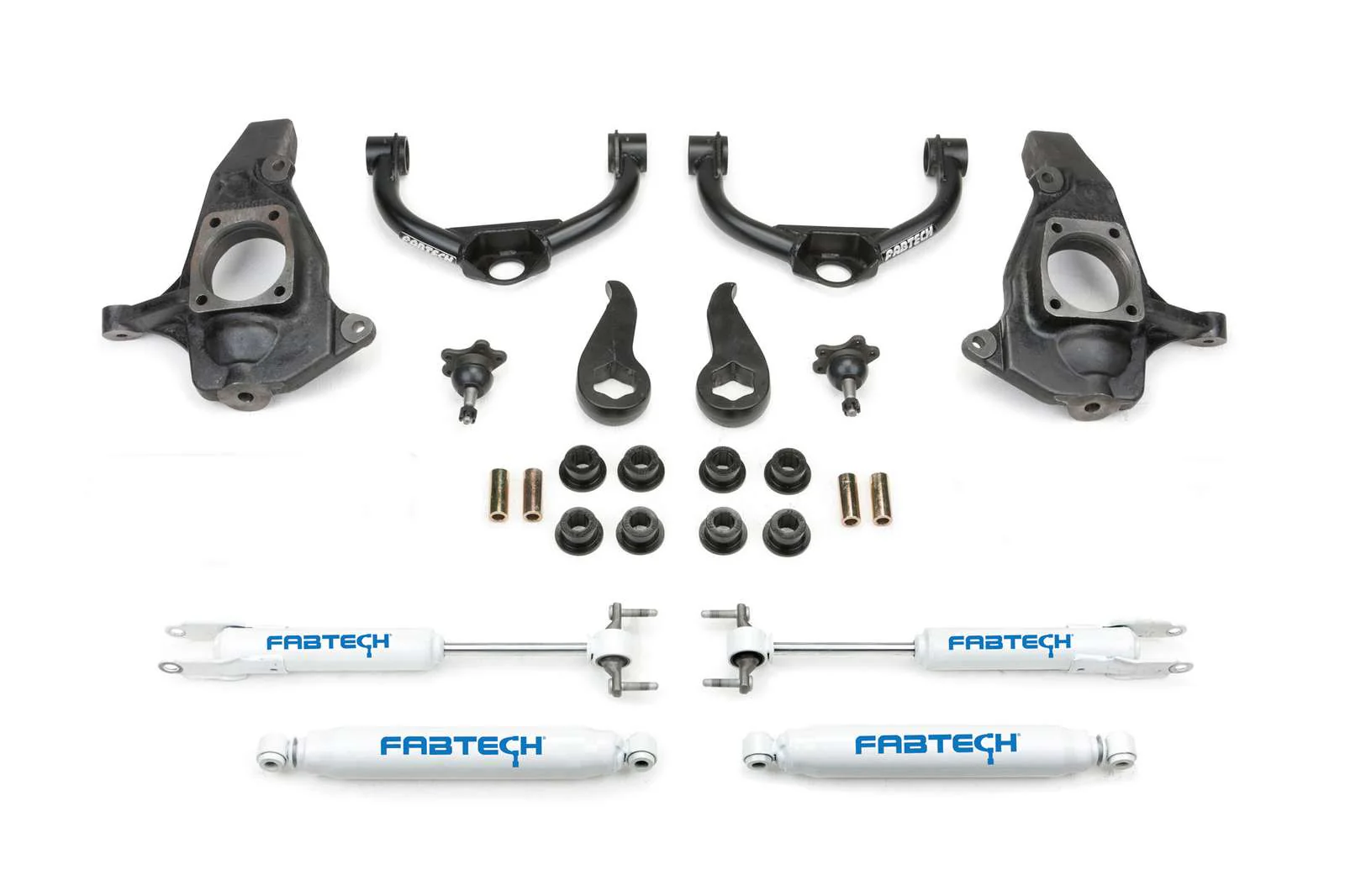 Fabtech 3.5" Ball Joint UCA Lift Kit w/Performance Shocks for 2011-2019 Chevrolet Silverado 2500 HD 4WD RWD w/3.5" lift