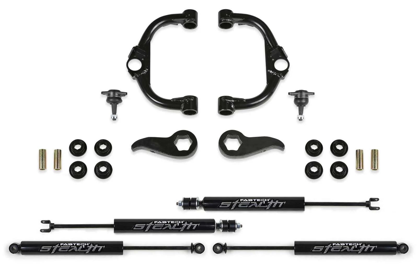 Fabtech 3.5" Ball Joint UCA Lift Kit w/Stealth Shocks for 2020-2024 Chevrolet Silverado 2500 HD 4WD w/3.5" lift