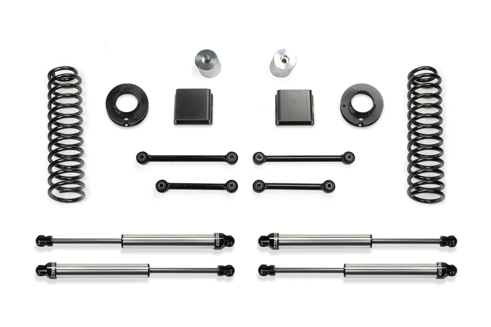 Fabtech 3" Sport Lift Kit w/Dirt Logic 2.25 Shocks for 2020-2024 Jeep Gladiator 4WD w/3" lift