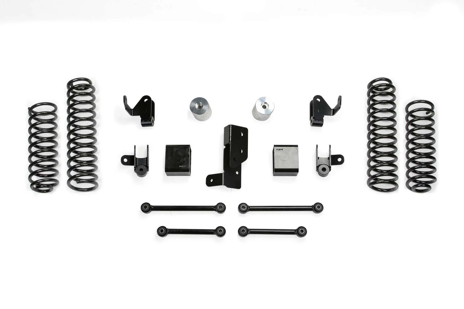 Fabtech 3" Sport System w/Shocks Extensions Kit for 2018-2024 Jeep Wrangler JL 4WD w/3" lift