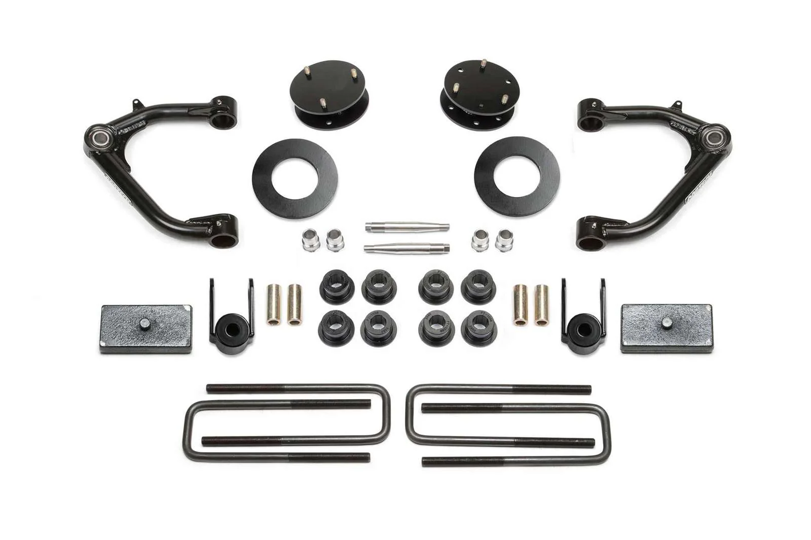 Fabtech 3" Uniball UCA Lift Kit w/Factory Adaptive Ride Control for 2019 GMC Sierra 4WD w/3" lift