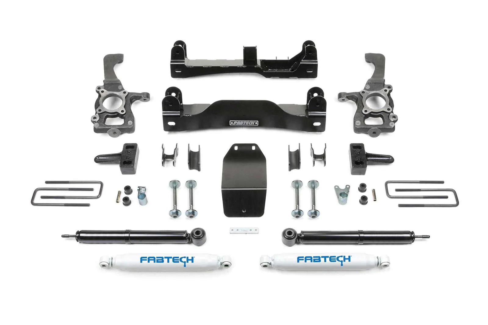 Fabtech 4" Basic System Kit for 2009-2014 Ford F150 4WD w/4" lift