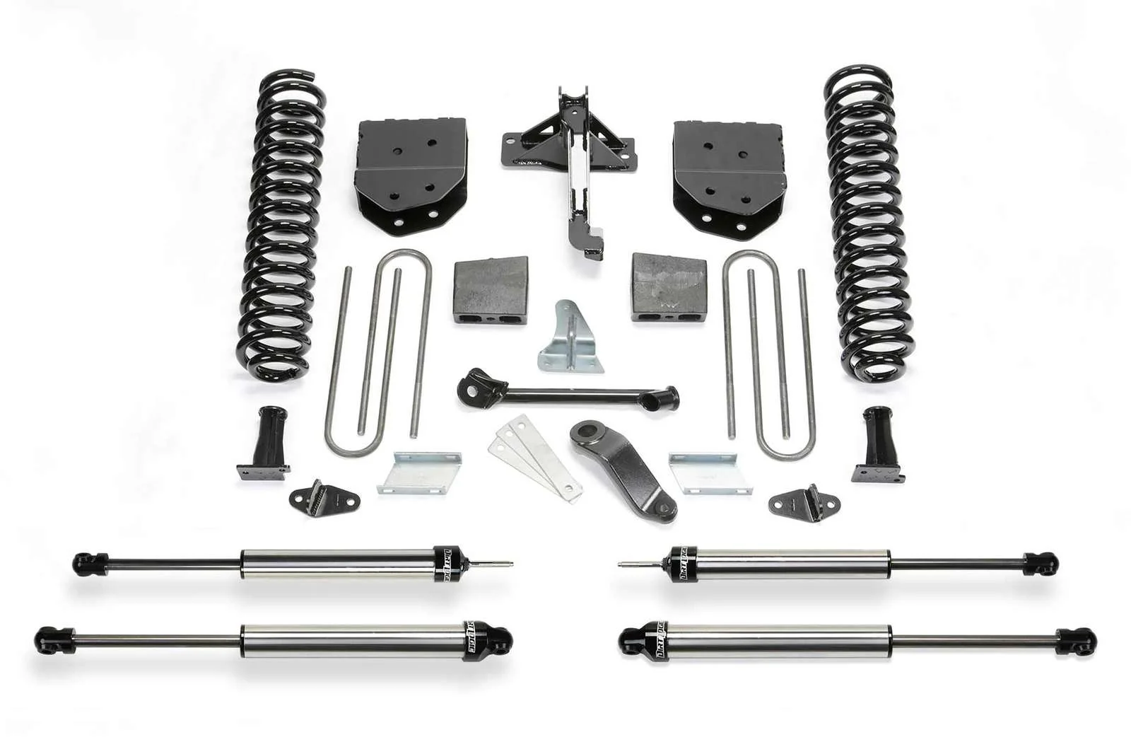 Fabtech 4" Basic System w/Dirt Logic Shocks Kit for 2008-2016 Ford F250 Super Duty 4WD w/4" lift