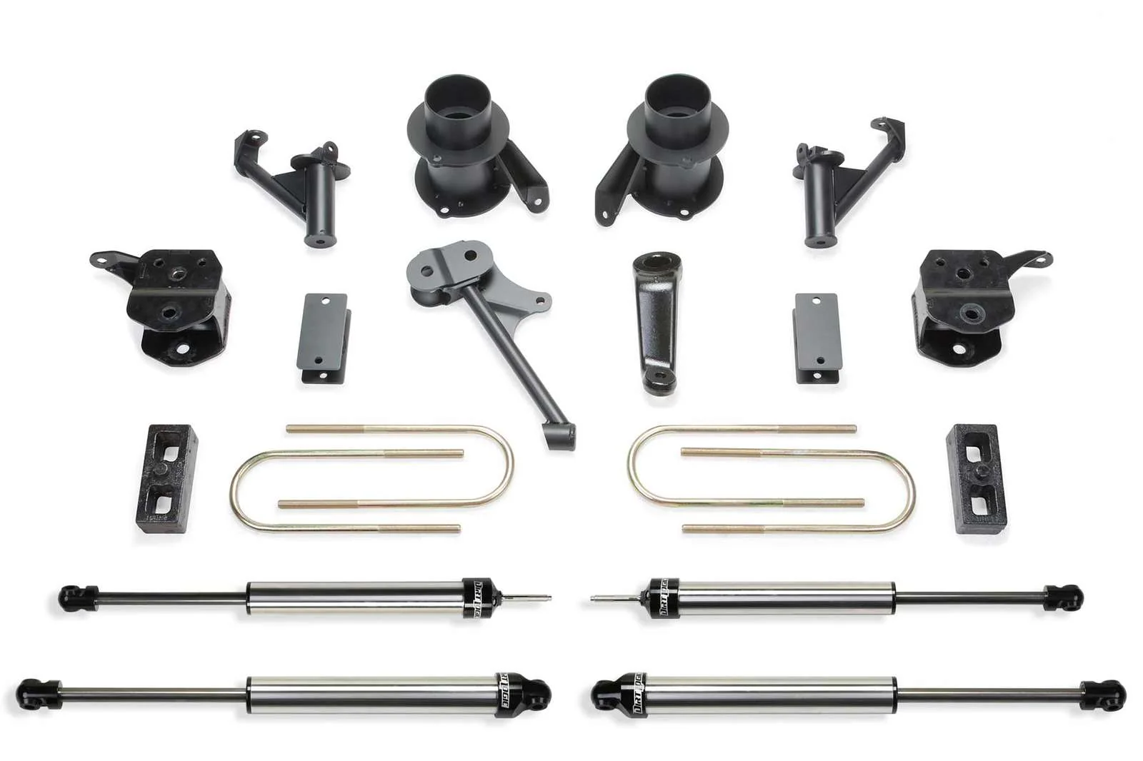 Fabtech 5" Basic System w/Coil Spacers & Dirt Logic Shocks Kit for 2010-2018 Ram 3500 4WD w/5" lift