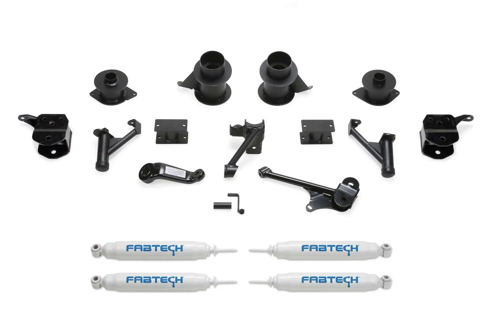 Fabtech 5" Basic System w/Coil Spacers & Performance Shocks Kit for 2010-2018 Ram 2500 4WD w/5" lift