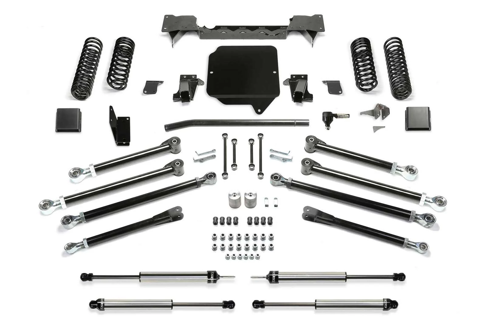 Fabtech 5" Crawler Lift Kit w/Dirt Logic 2.25 Shocks for 2020-2024 Jeep Gladiator 4WD w/5" lift