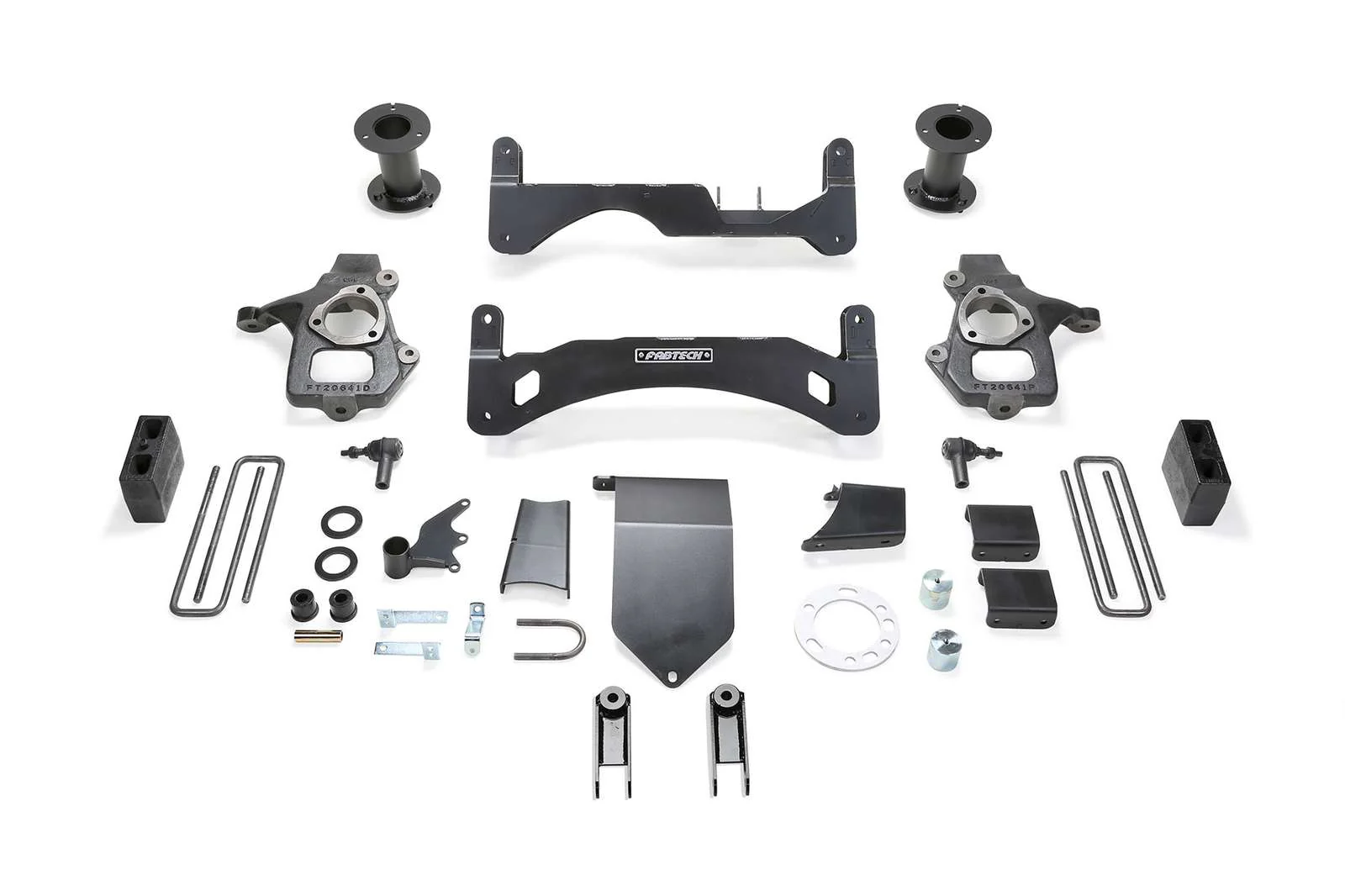 Fabtech 6" Basic System Gen 2 Kit for 2014-2018 Chevrolet Silverado 1500 4WD RWD w/6" lift