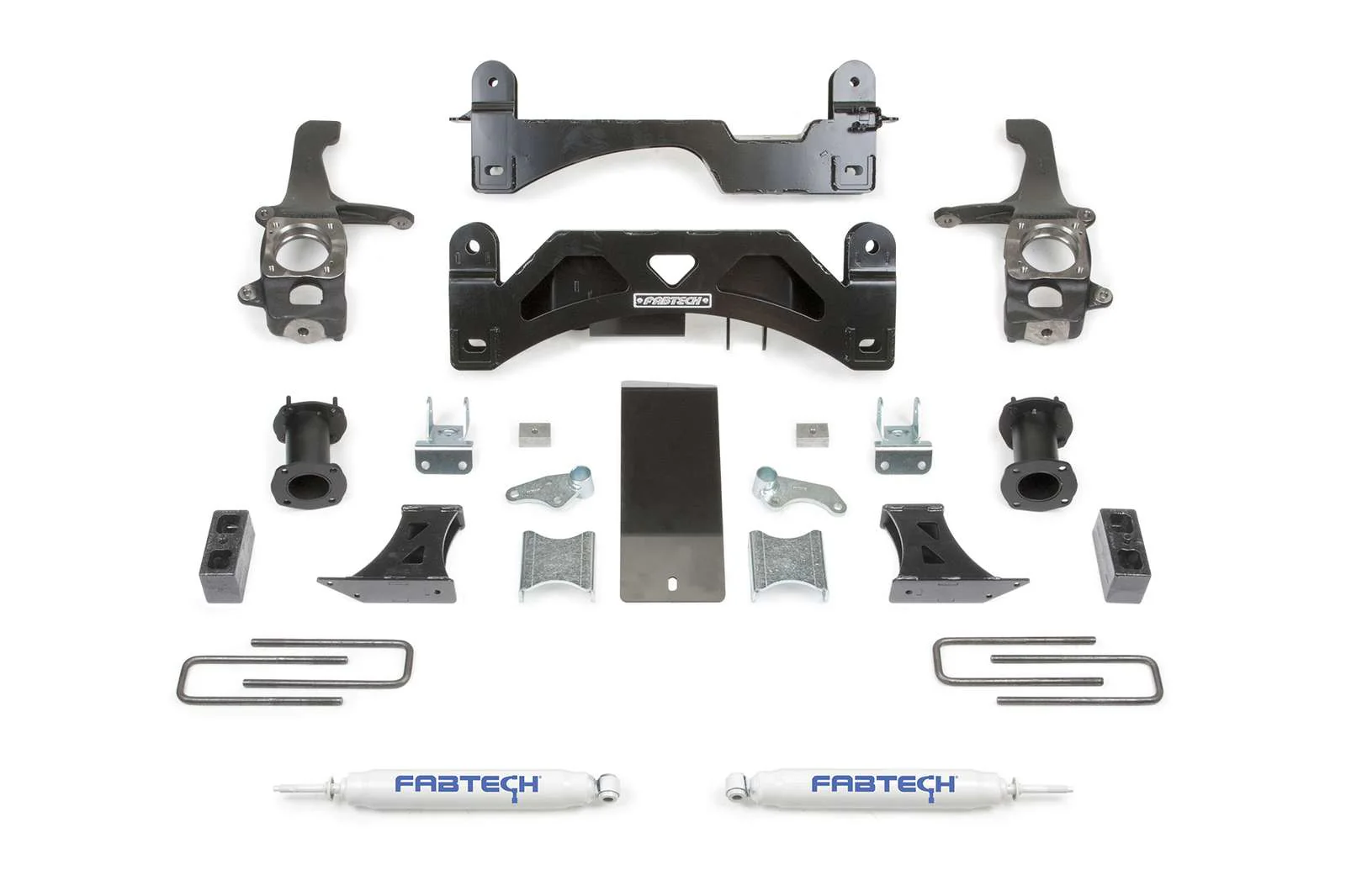 Fabtech 6" Basic System w/Coilover Spacers & Rear Performance Shocks Kit for 2007-2021 Toyota Tundra 4WD RWD w/6" lift