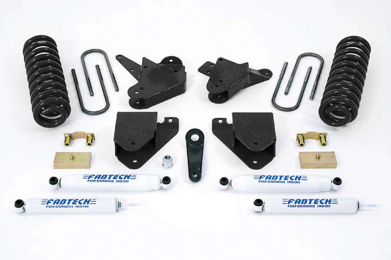 Fabtech 6" Basic System w/Performance Shocks Kit for 1999-2014 Ford F350 Super Duty RWD w/6" lift