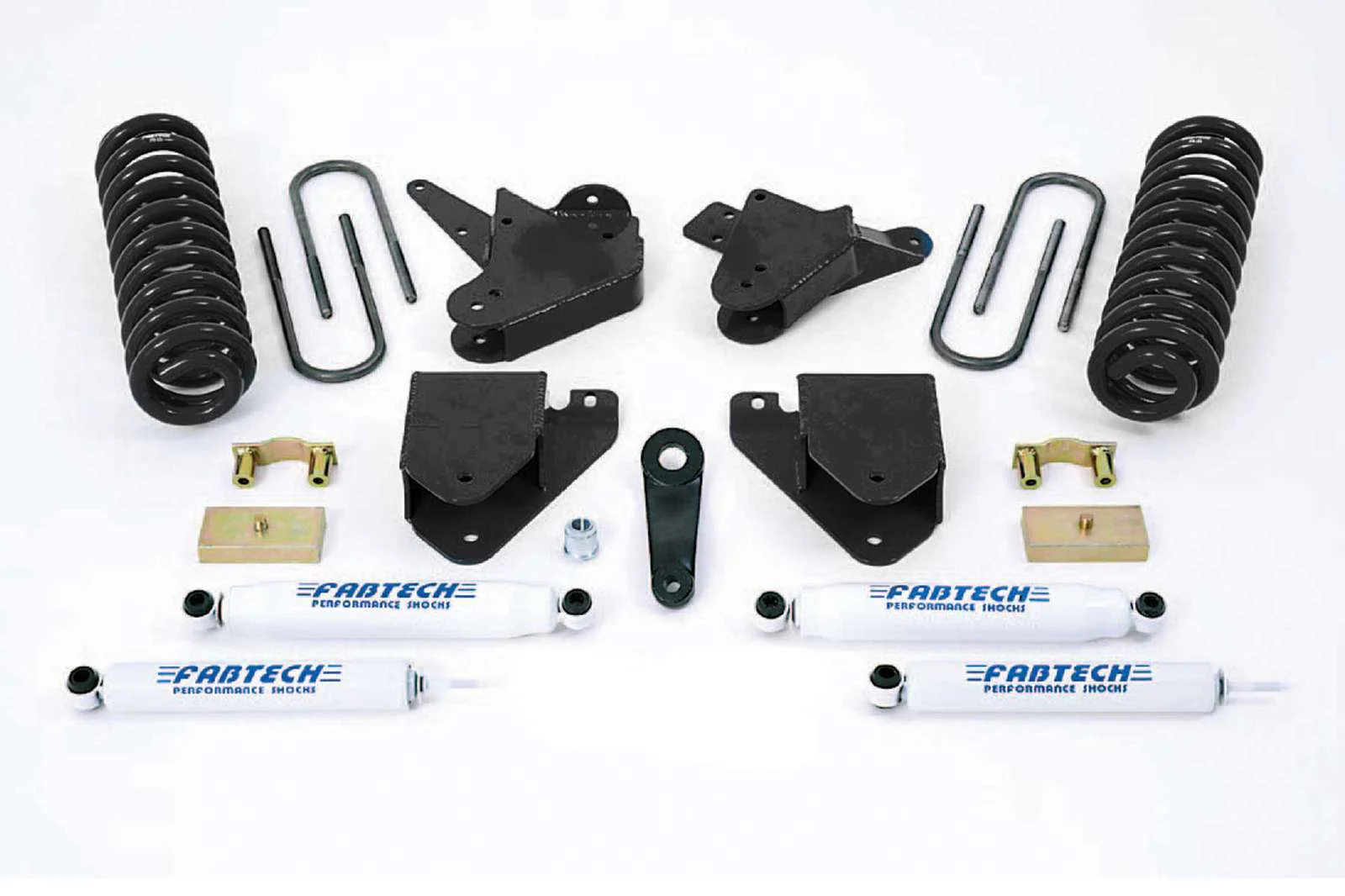 Fabtech 6" Basic System w/Performance Shocks Kit for 1999-2016 Ford F250 Super Duty RWD w/6" lift
