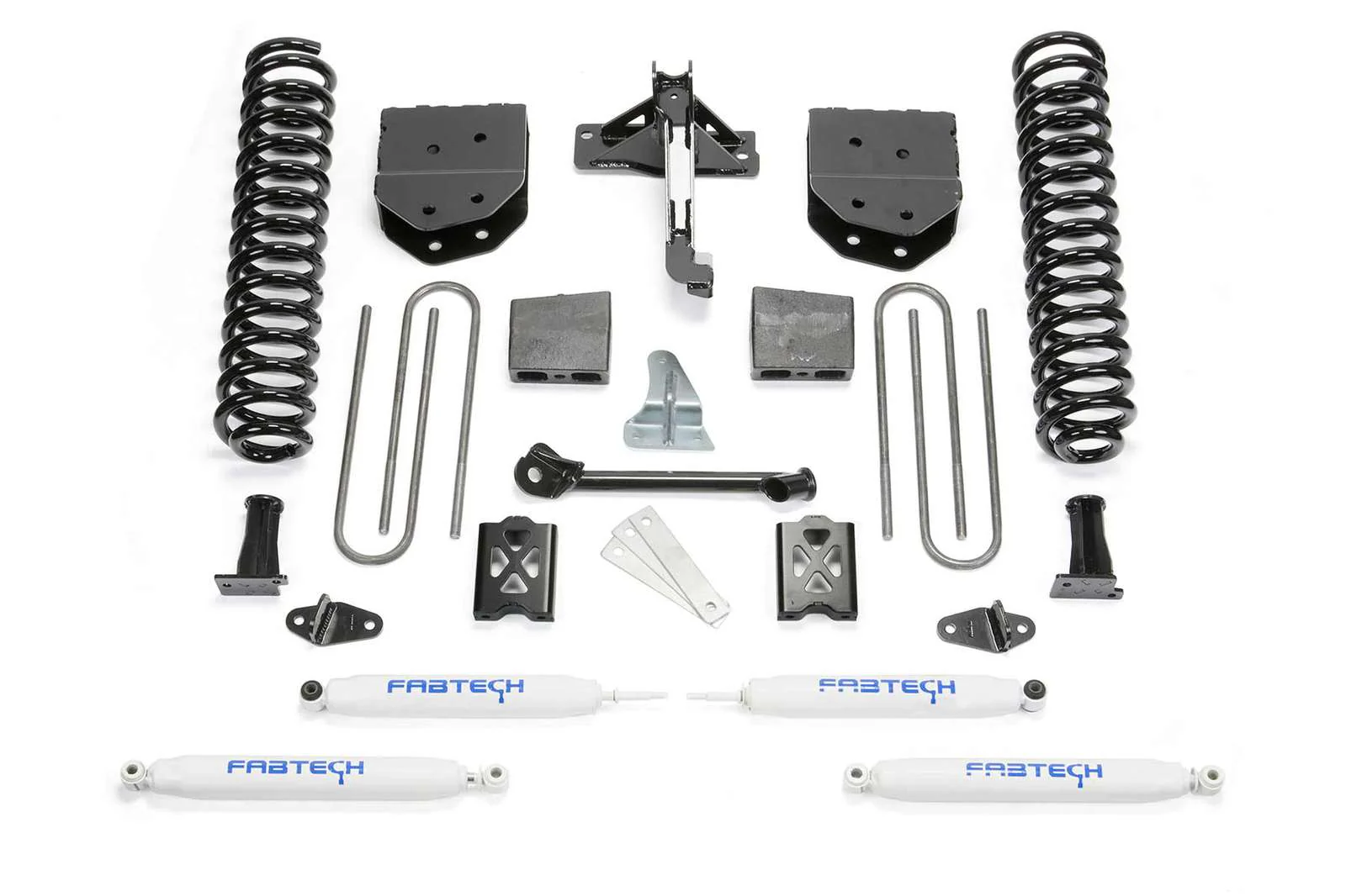 Fabtech 6" Basic System w/Performance Shocks Kit for 1999-2004 Ford F350 Super Duty 4WD w/6" lift
