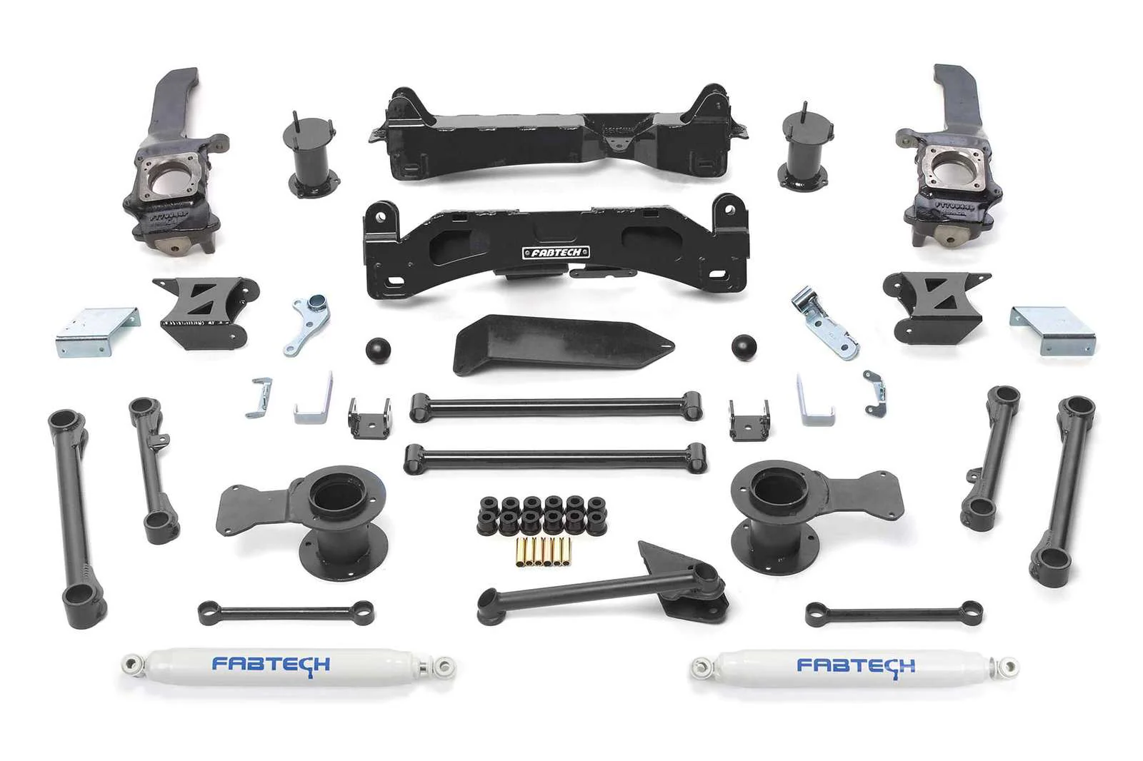 Fabtech 6" Basic System w/Performance Shocks Kit for 2007-2009 Toyota FJ Cruiser 4WD w/6" lift