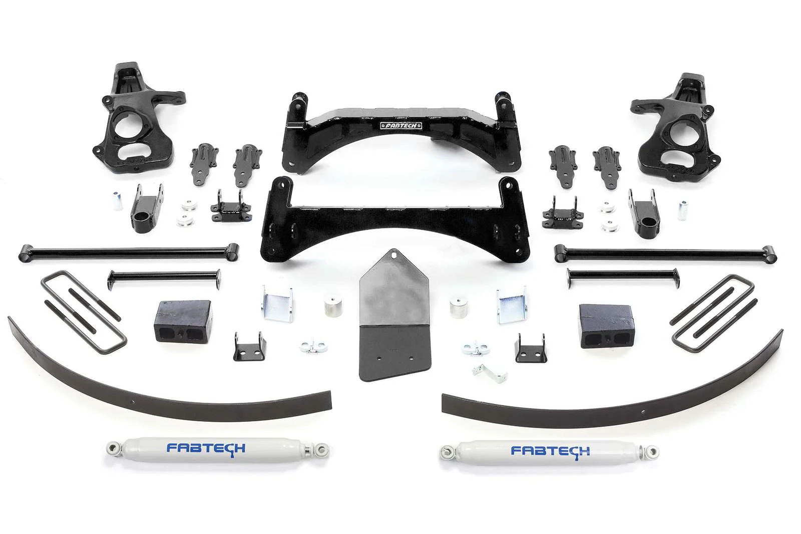 Fabtech 6" Basic System w/Performance Shocks Kit for 2007-2013 Chevrolet Silverado 1500 RWD w/6" lift