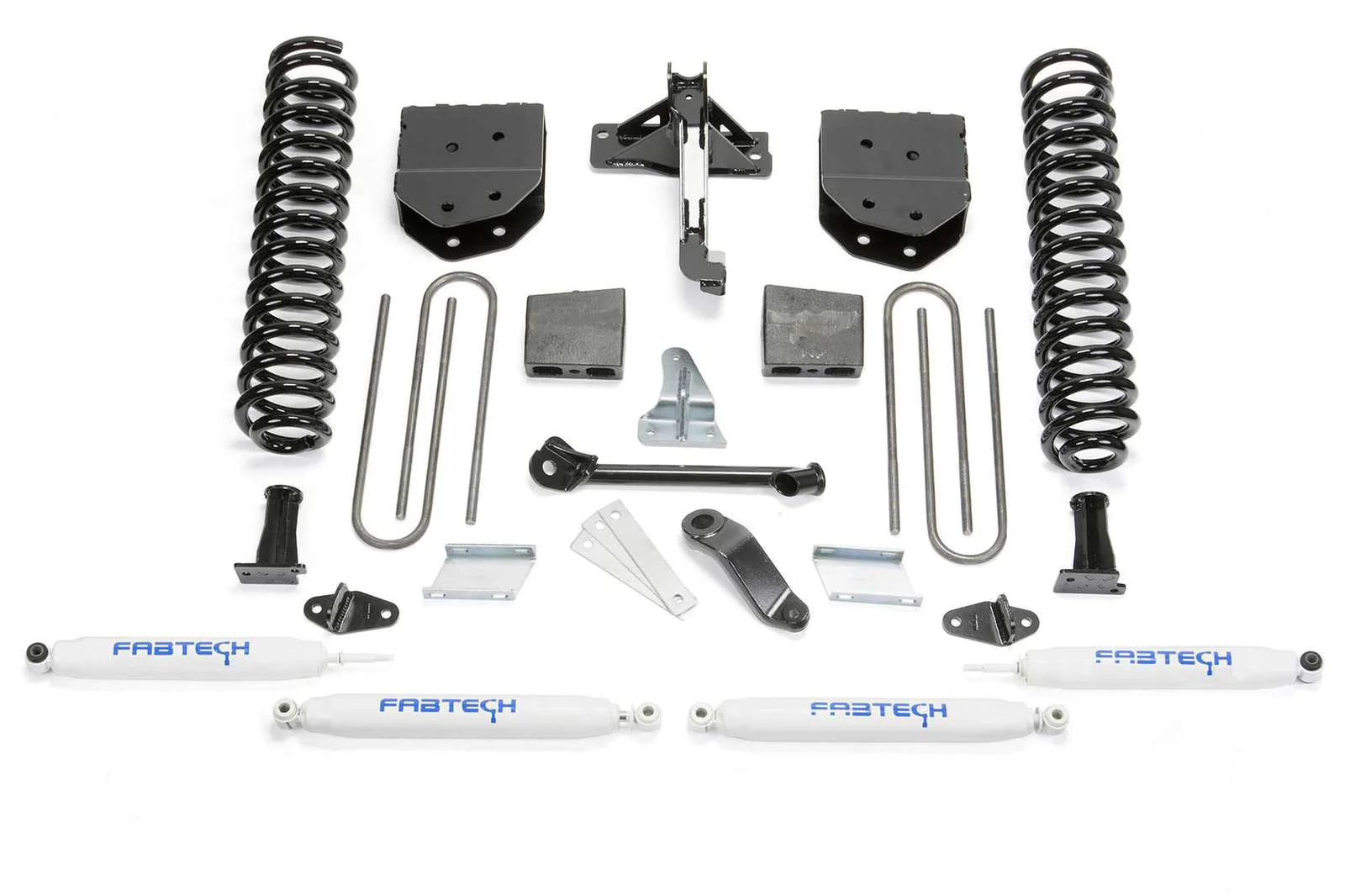 Fabtech 6" Basic System w/Performance Shocks Kit for 2008-2016 Ford F350 Super Duty 4WD w/6" lift 8-Lug
