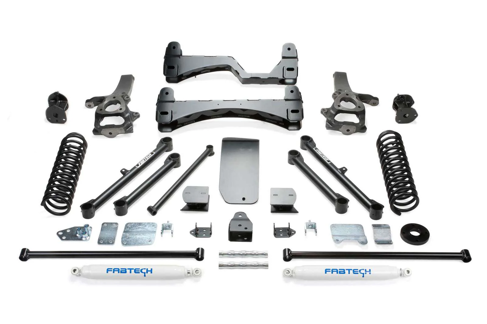 Fabtech 6" Basic System w/Rear Performance Shocks Kit for 2009-2018 Ram 1500 4WD w/6" lift