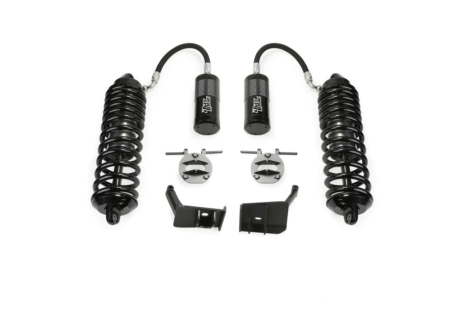 Fabtech 6" Front Dirt Logic 4.0 Resi Coilover Conversion System Kit for 2008-2016 Ford F250 Super Duty 4WD w/6" lift